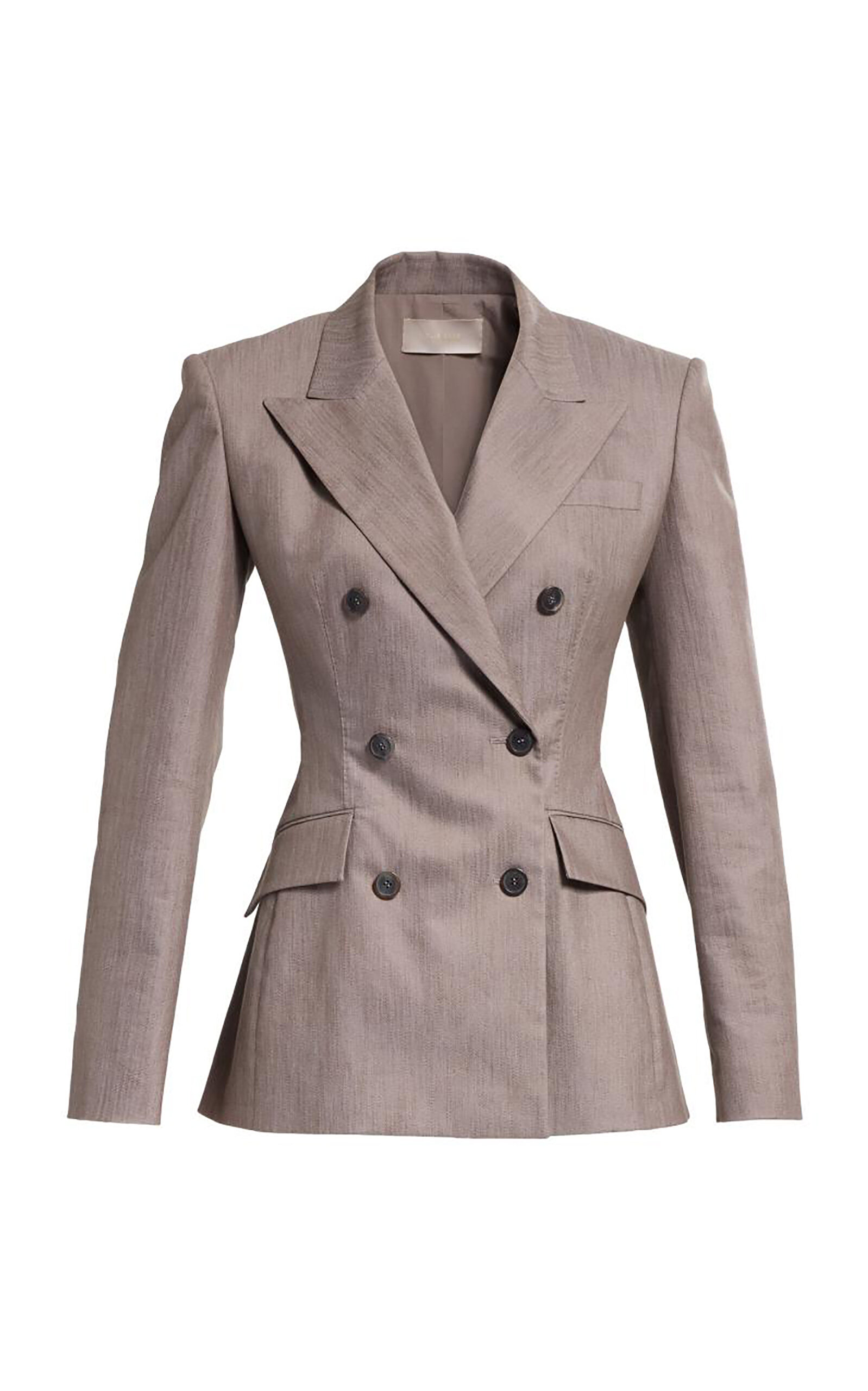 Elie Saab Cotton Twill Blazer - Brown