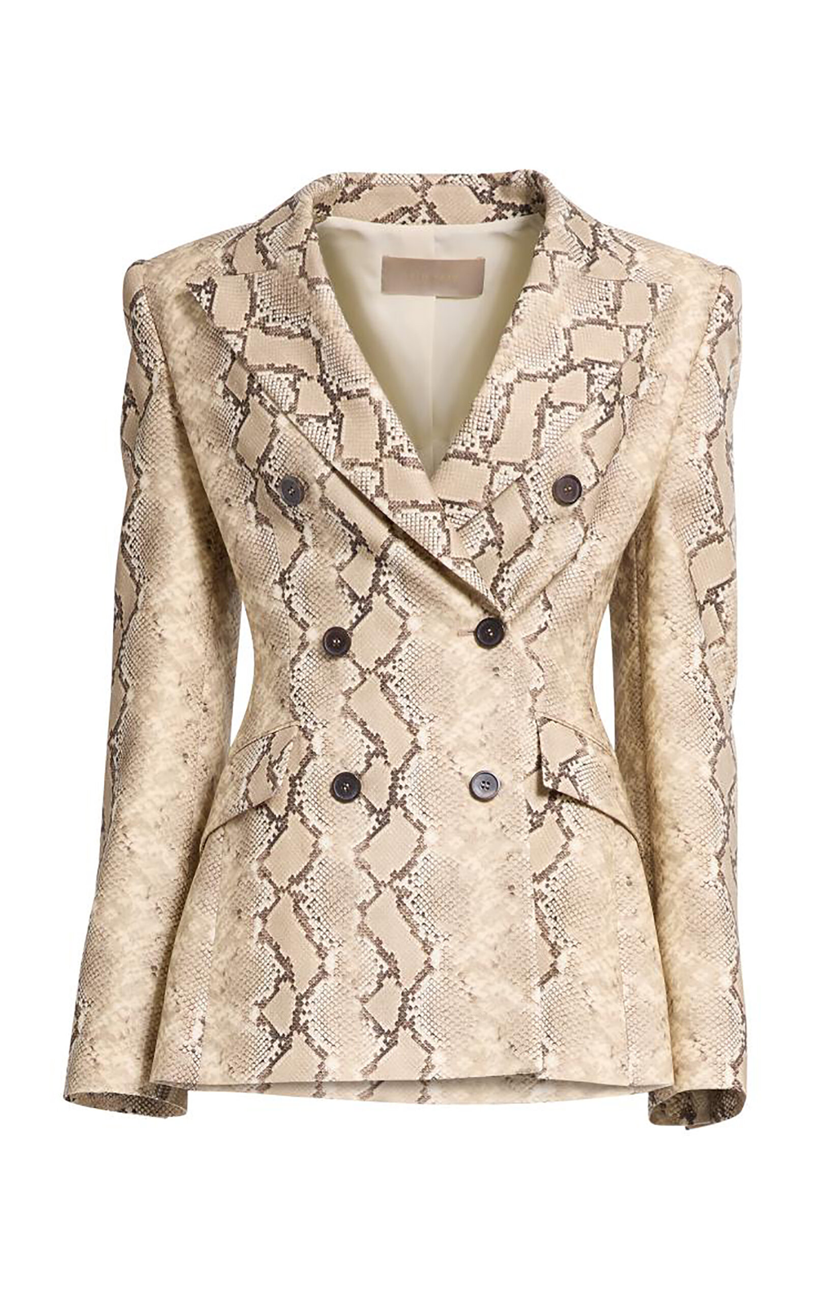 Elie Saab Printed Drill Jacket - Animal