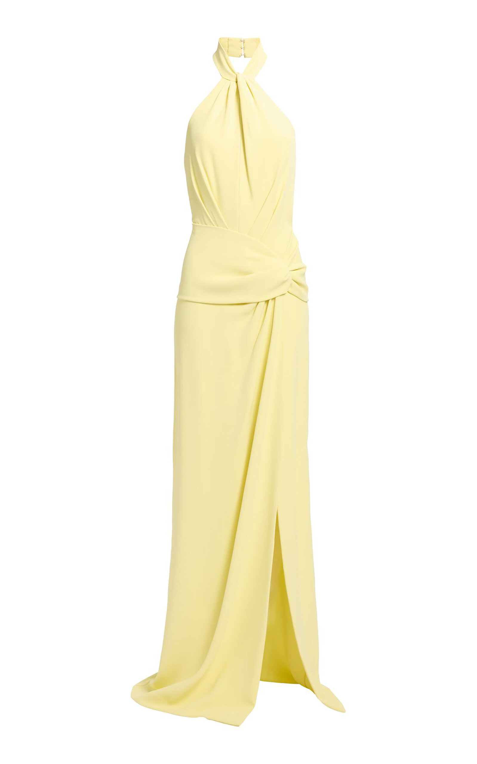 Elie Saab Cady Long Dress In Yellow