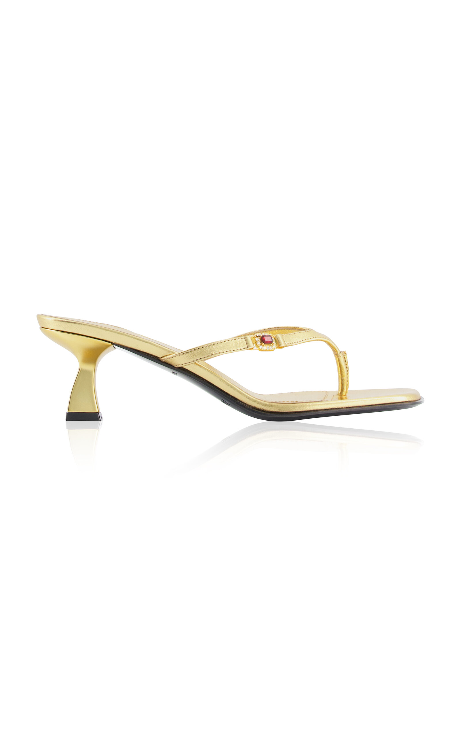 Nodaleto Dona Ruby Heel In Gold