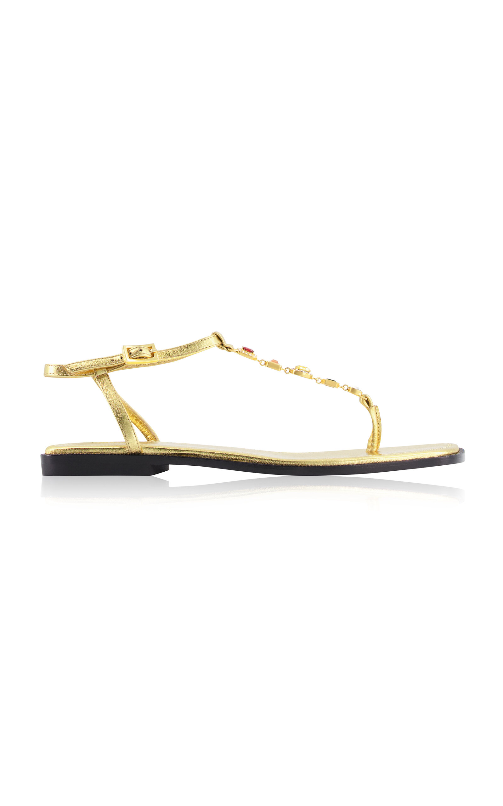 Nodaleto Nodstalgia Gemma Flat Sandal - Gold