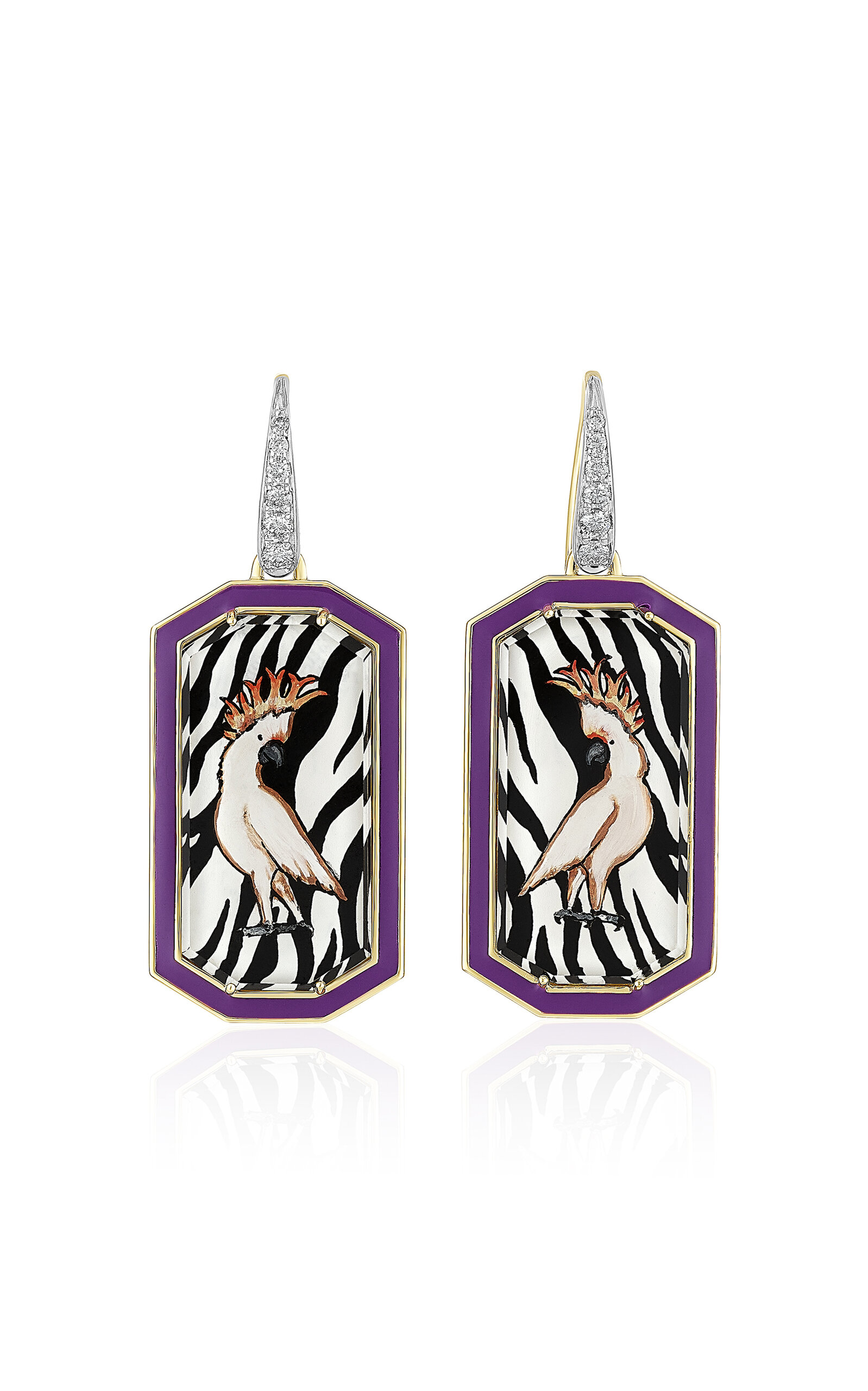 Francesca Villa 18k Yellow Gold Close Encounters In Metallic