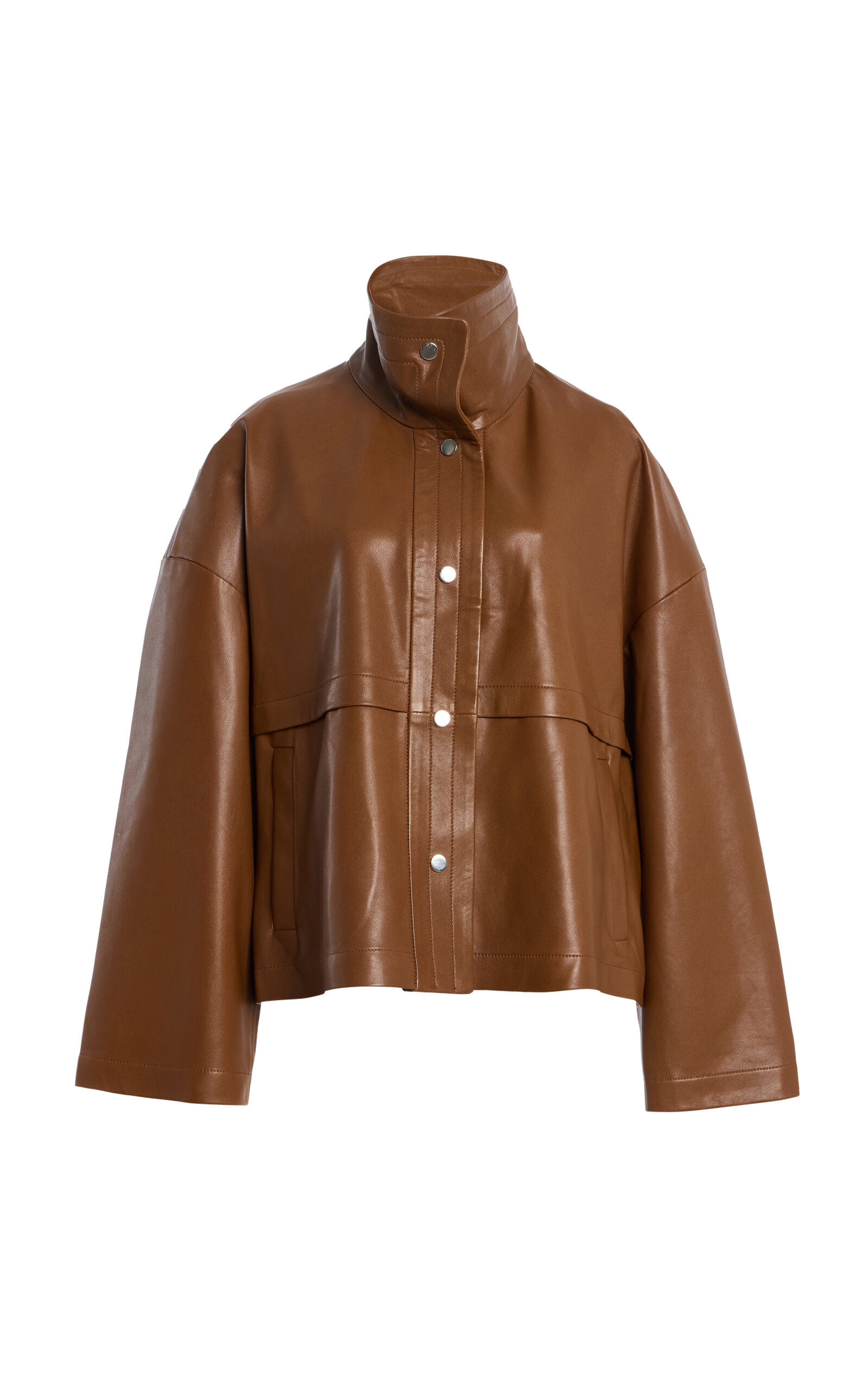 Nour Hammour Park Leather Jacket