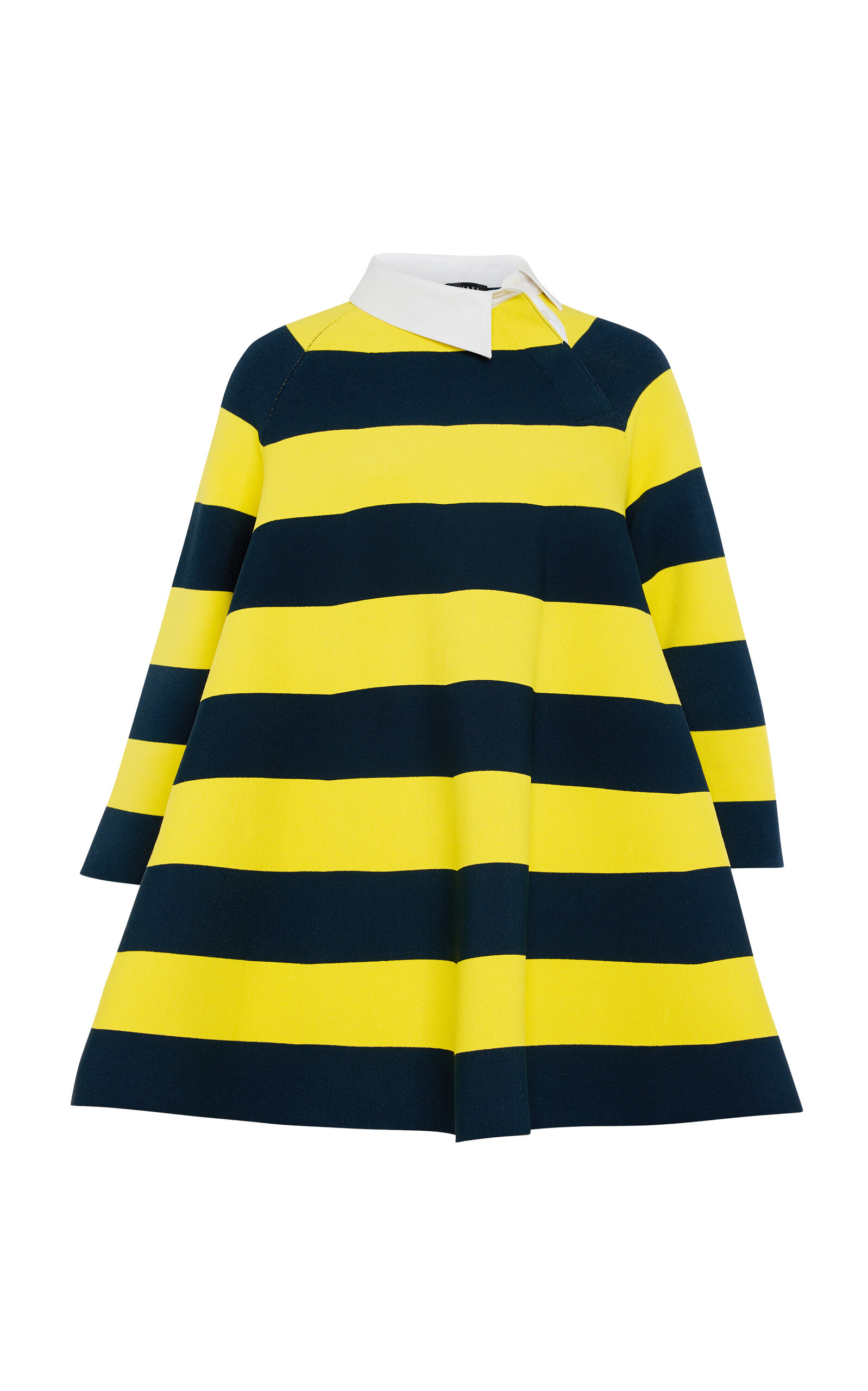 A.W.A.K.E. MODE Knitted Stripe Flared Mini Dress - Multi