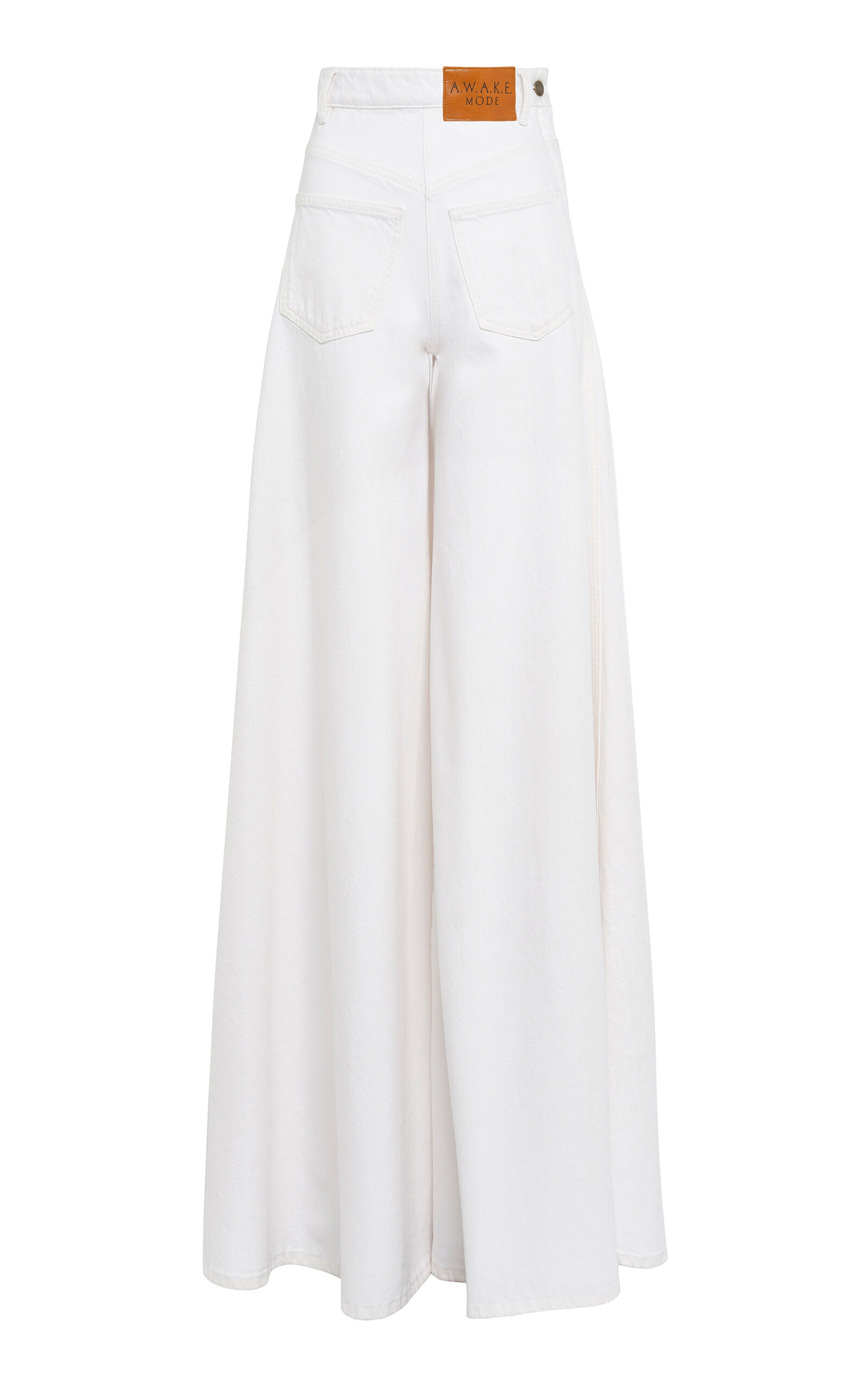 A.W.A.K.E. MODE Mirror Rigid High-Rise Super-Wide Jeans