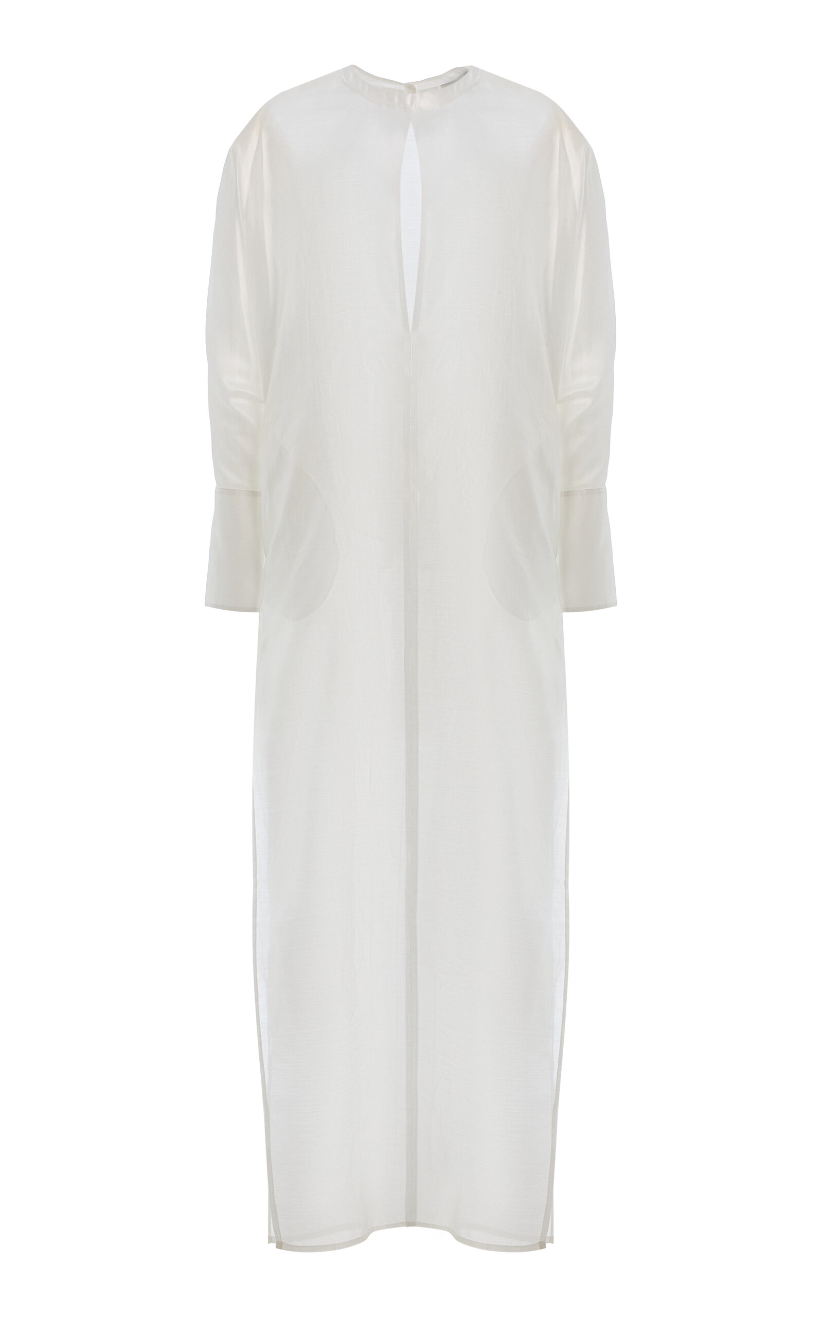 DARKPARK Marine Keyhole Voile Maxi Dress - Women's Clothing