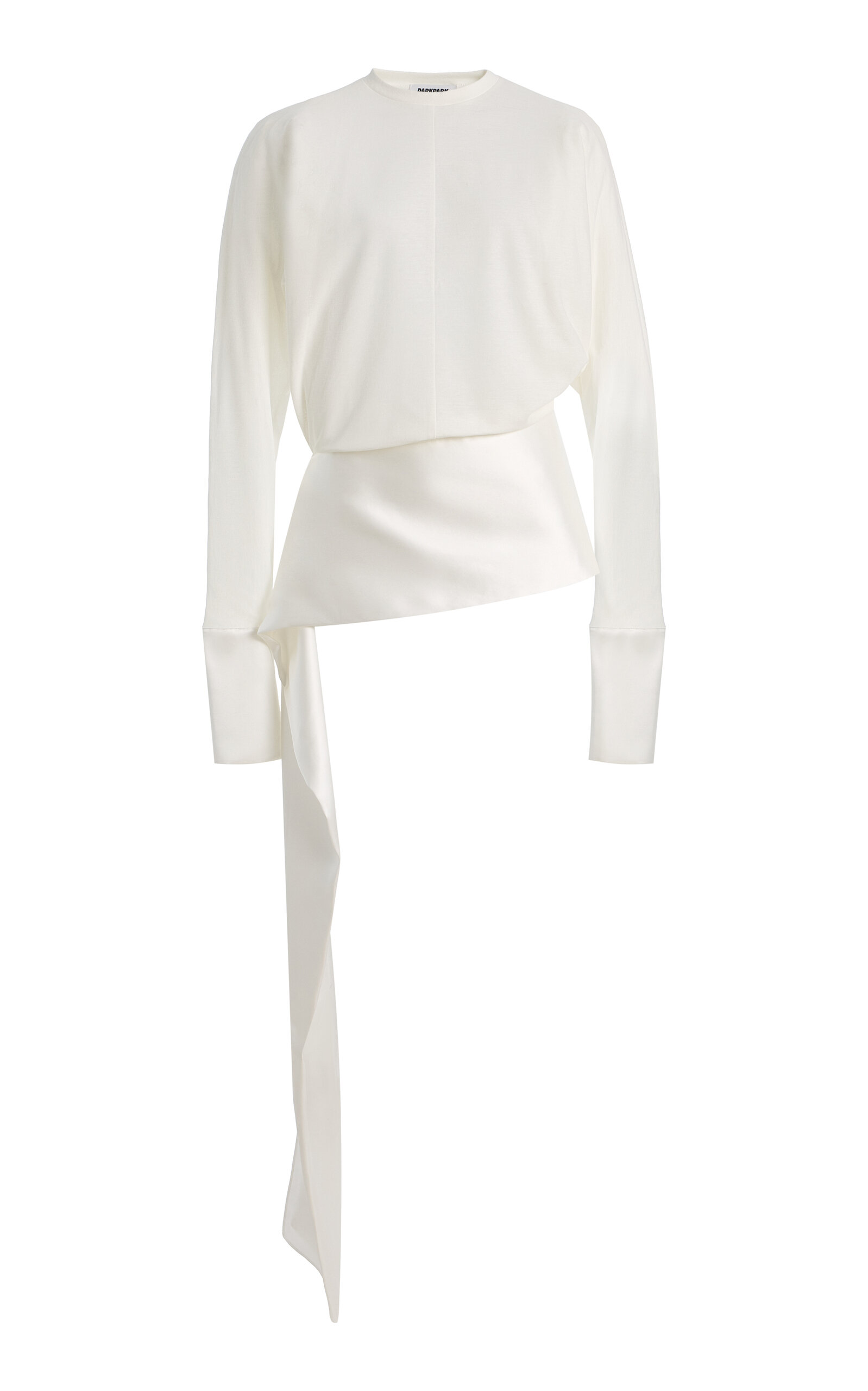 DARKPARK Luna Satin-Detailed Cotton Jersey Top | Thumbnail 17 DARKPARK Luna Satin-Detailed Cotton Jersey Top | Thumbnail 17