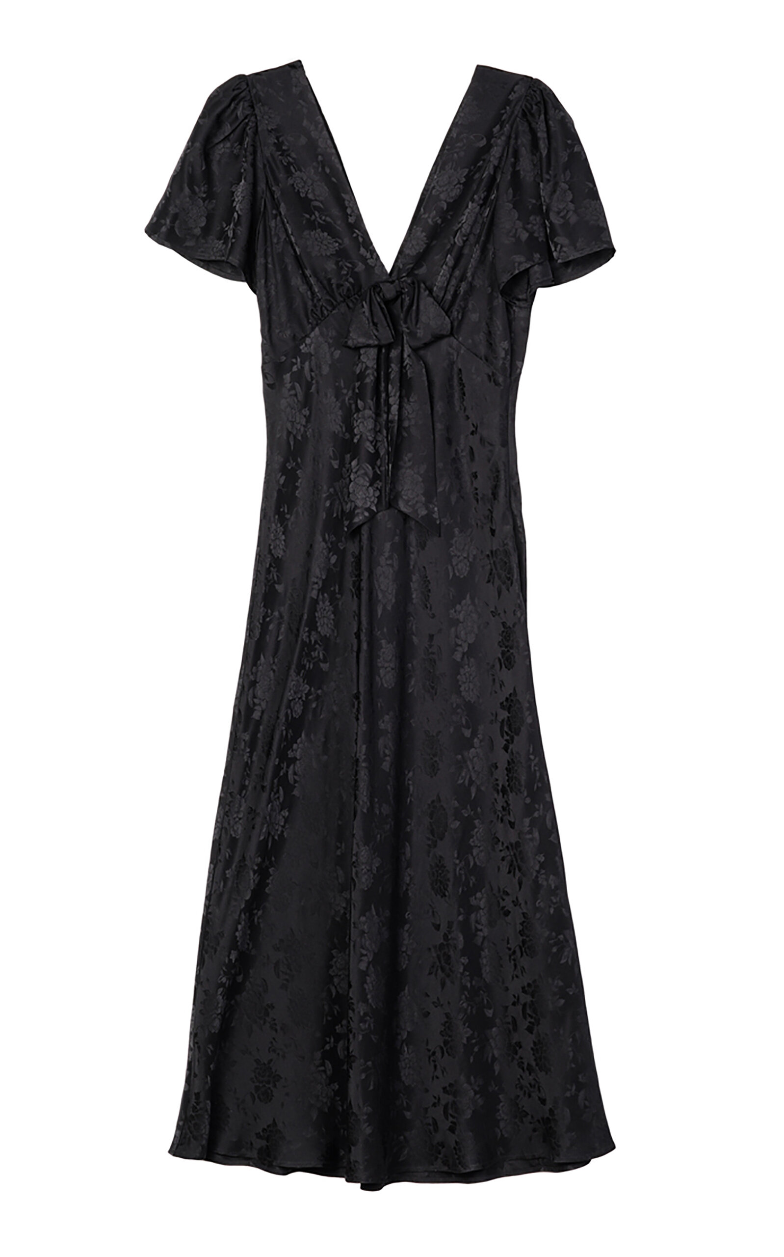 Ciao Lucia Brunello Silk Jacquard Midi Dress - Women's Clothing