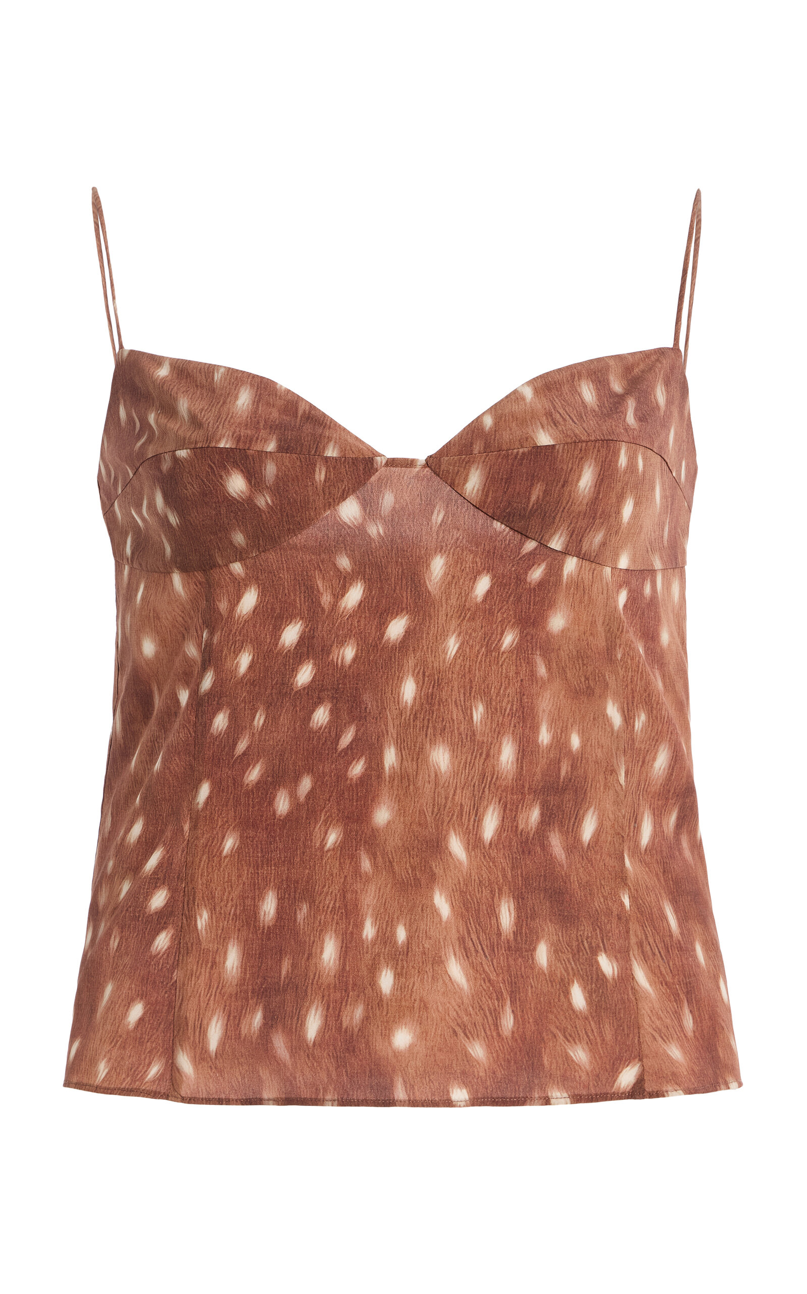 St. Agni Fawn Printed Crepe Cami Top Exclusive