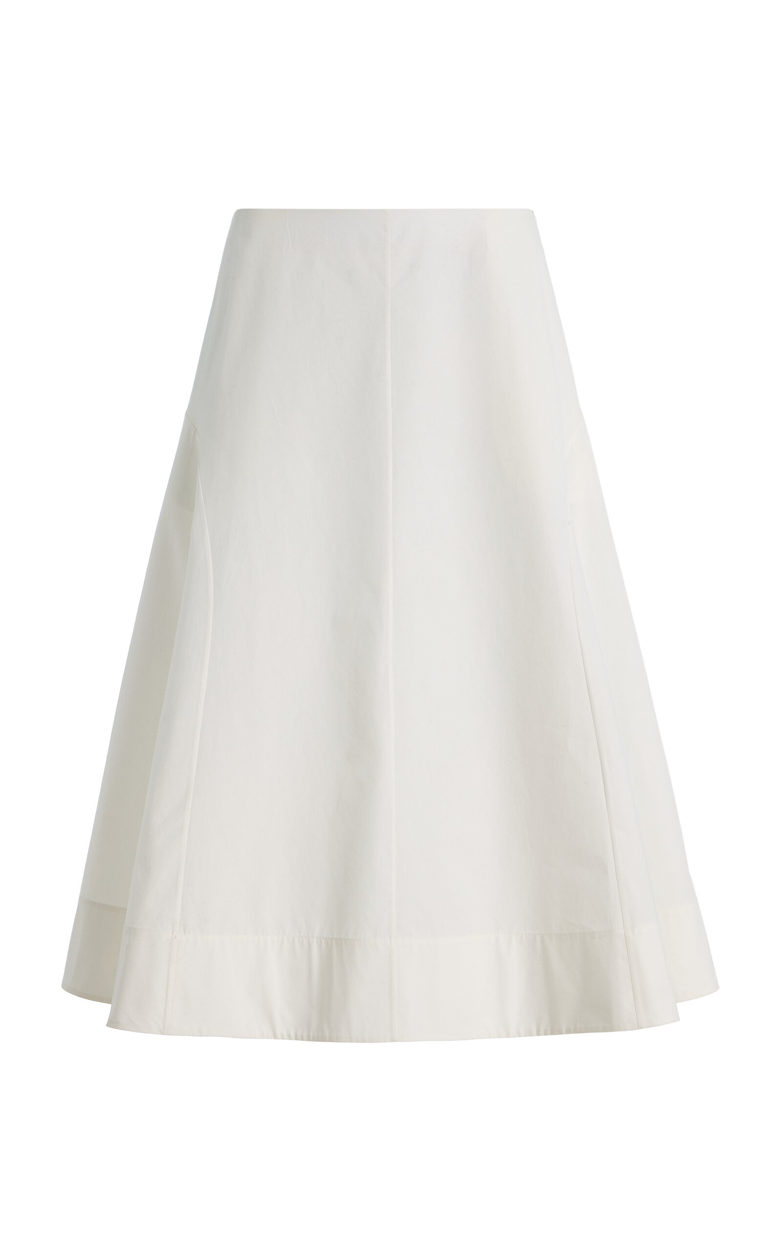Khaite Artin Organic Cotton Midi Skirt