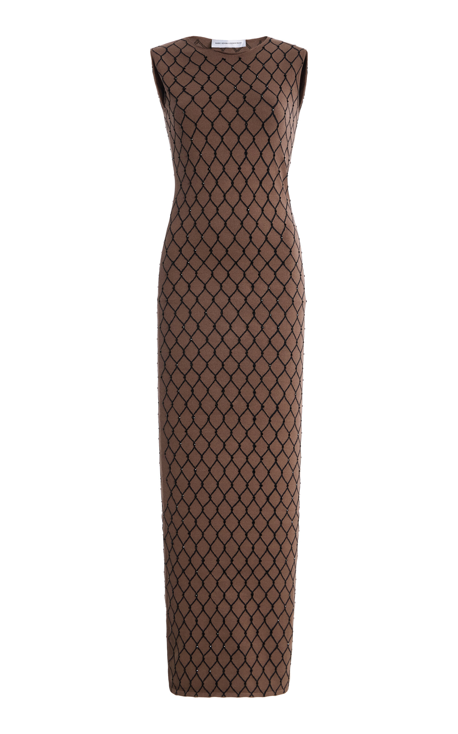 Marie Adam-Leenaerdt Resille Sequined Knit Maxi Dress