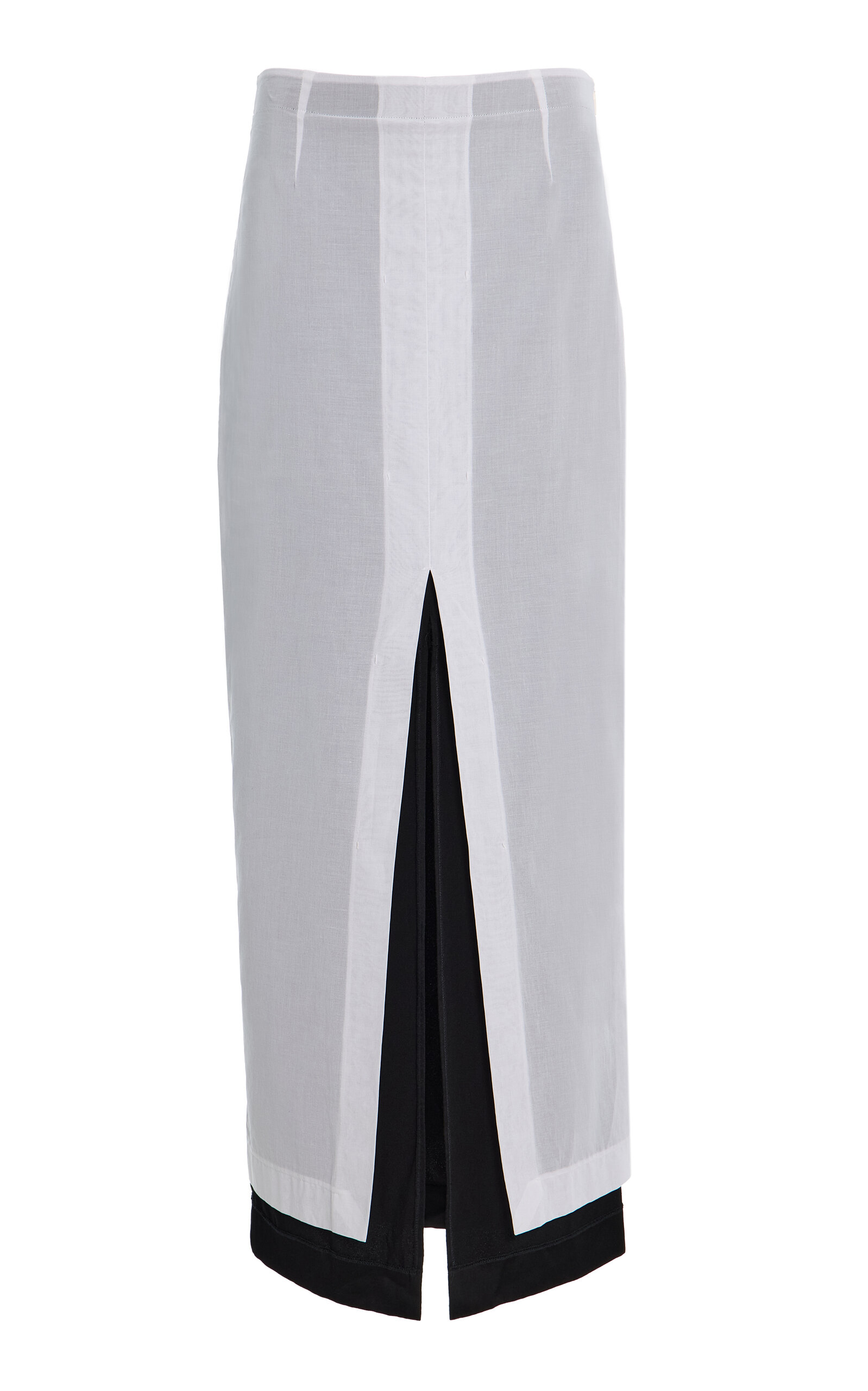 The Row Ismara Layered Cotton Maxi Skirt