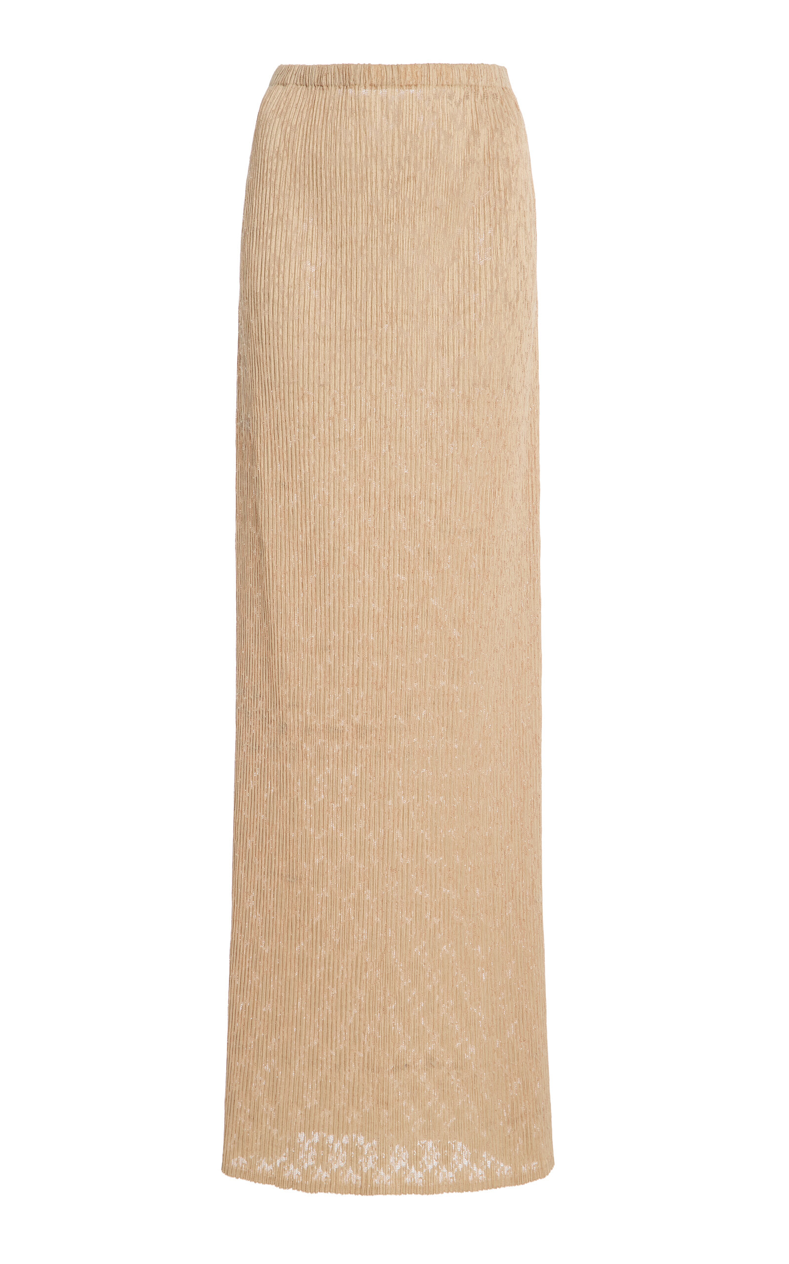The Row Bandi Plissé Lace Maxi Skirt