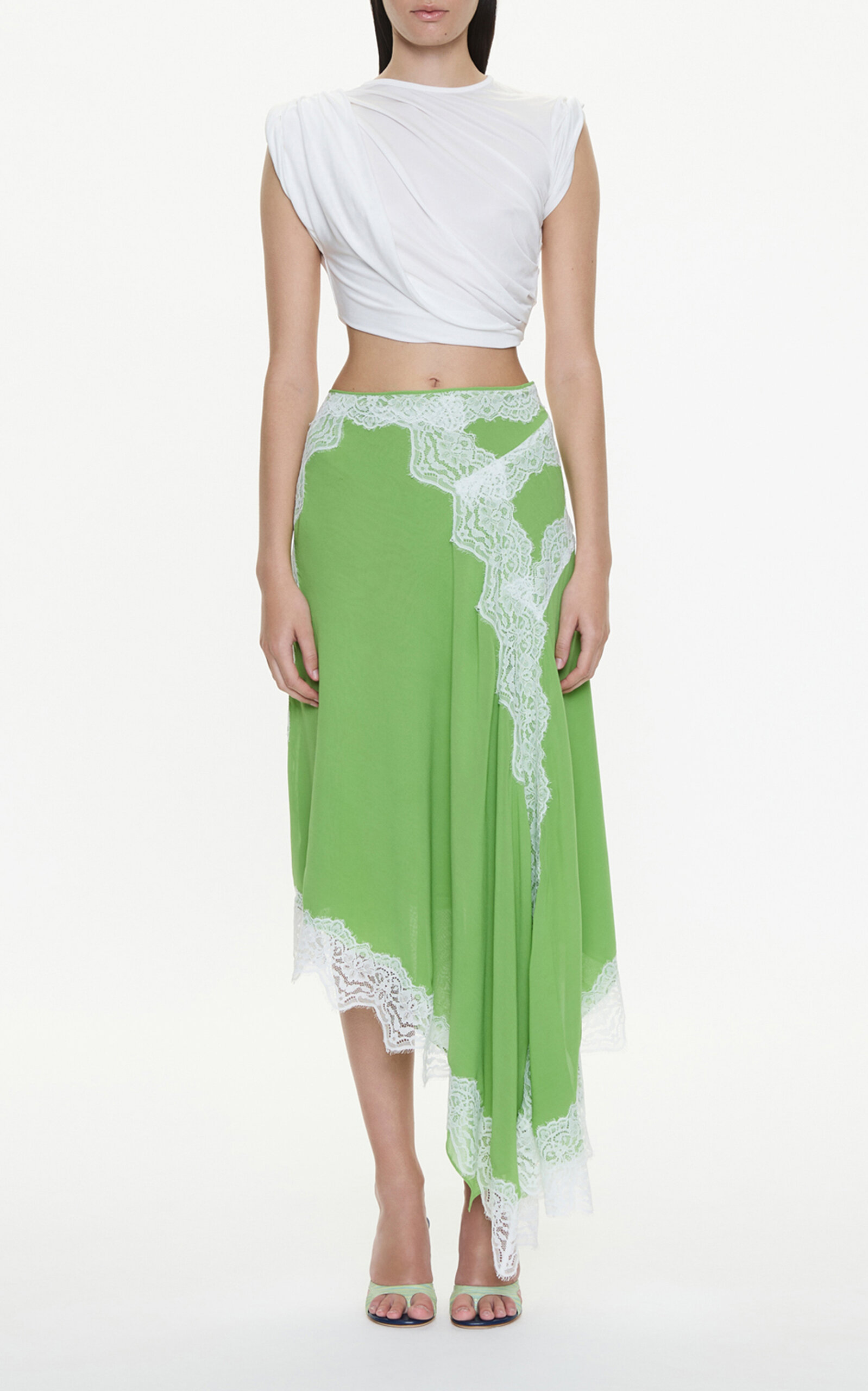 Christopher Esber Verve Twisted Tank - White