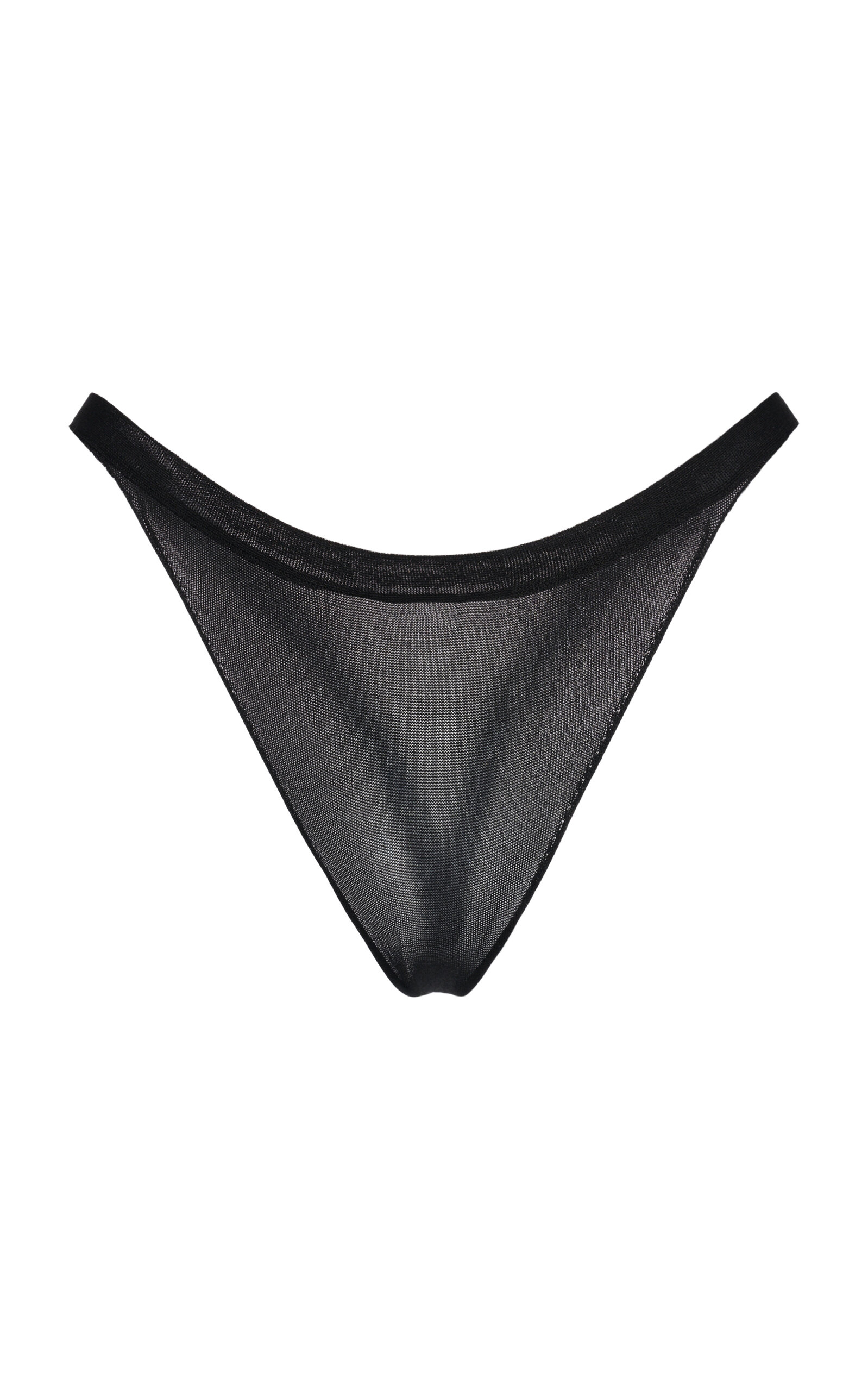 Tom Ford Sheer Knit Panty In Black
