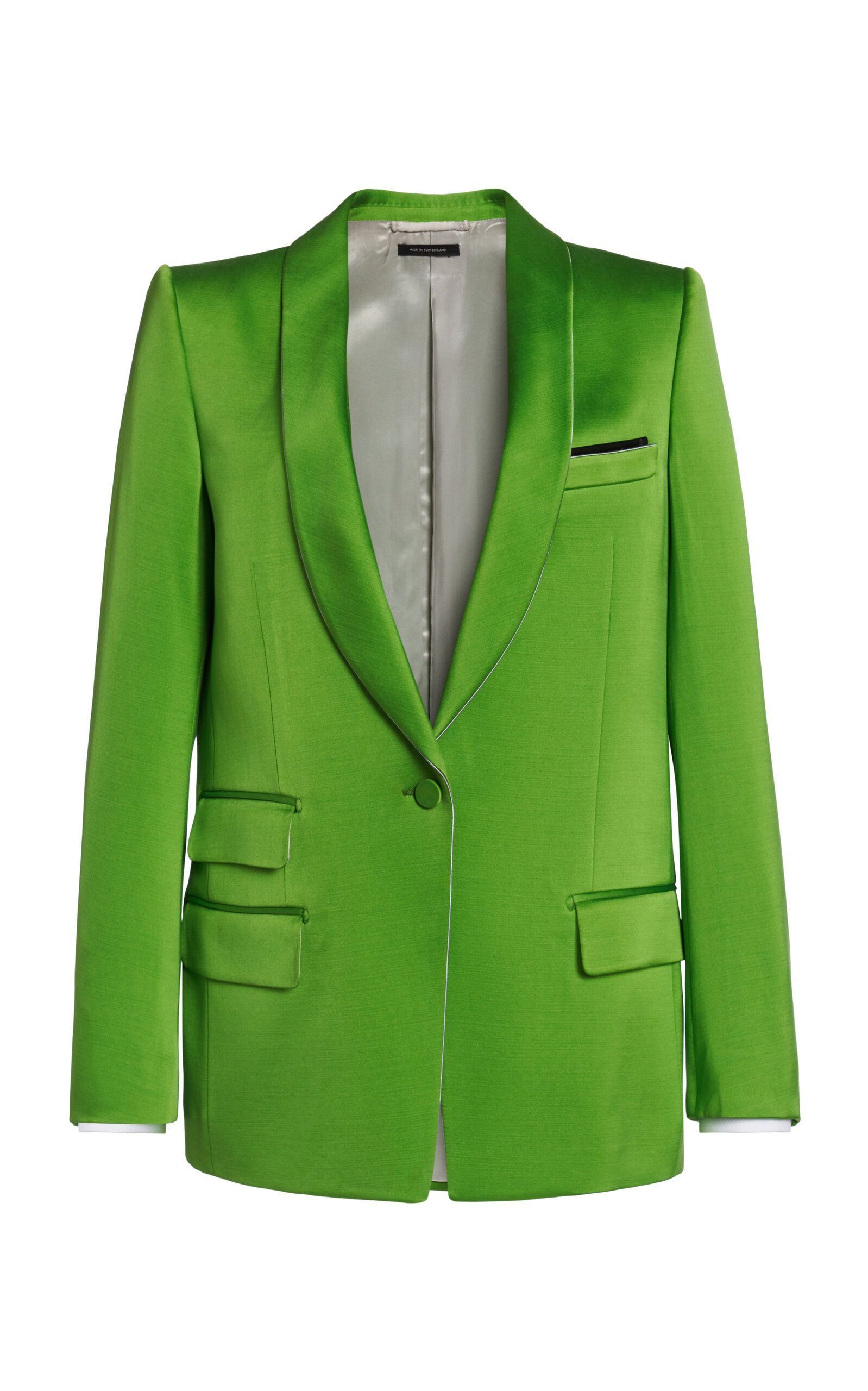 Tom Ford Silk-Wool Blazer - Green