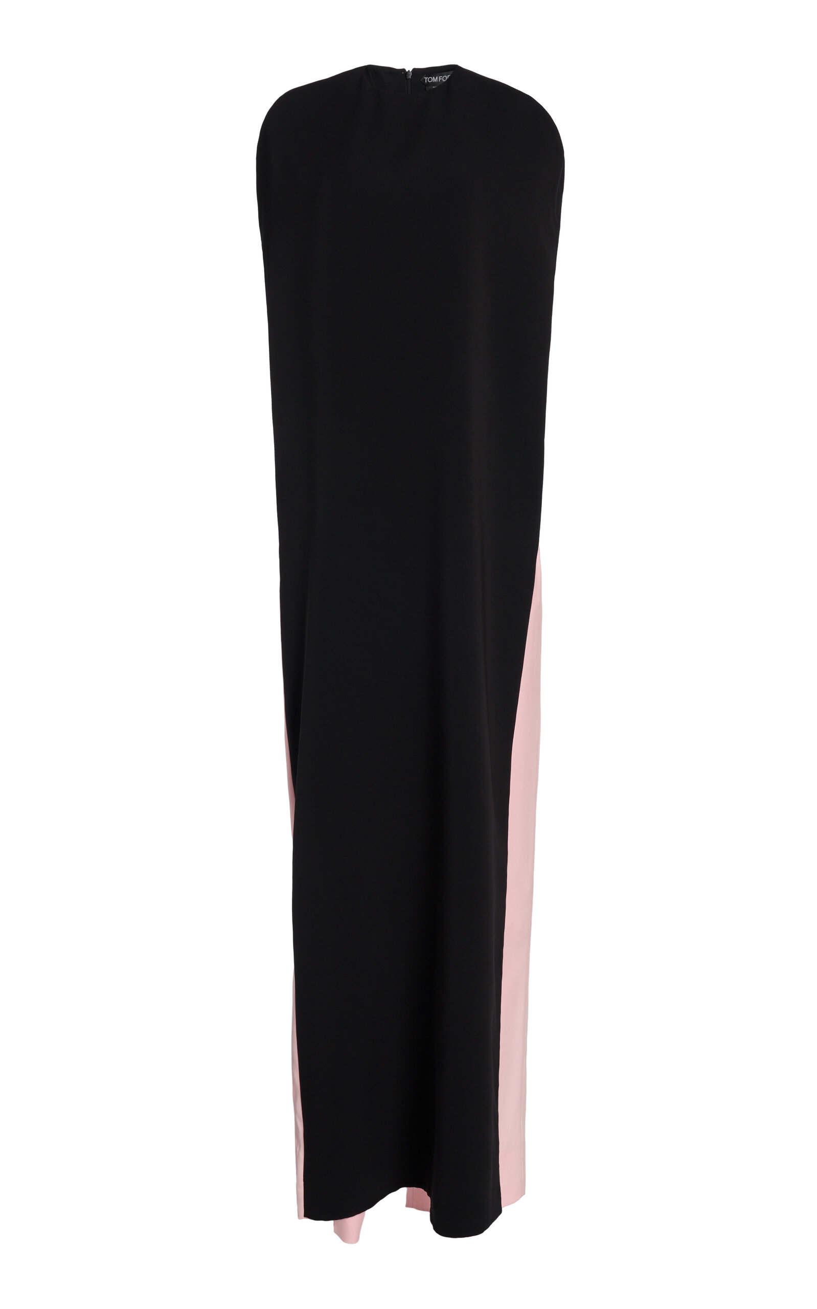 Tom Ford Impossible Open Back Stretch-georgette Jumpsuit In Black