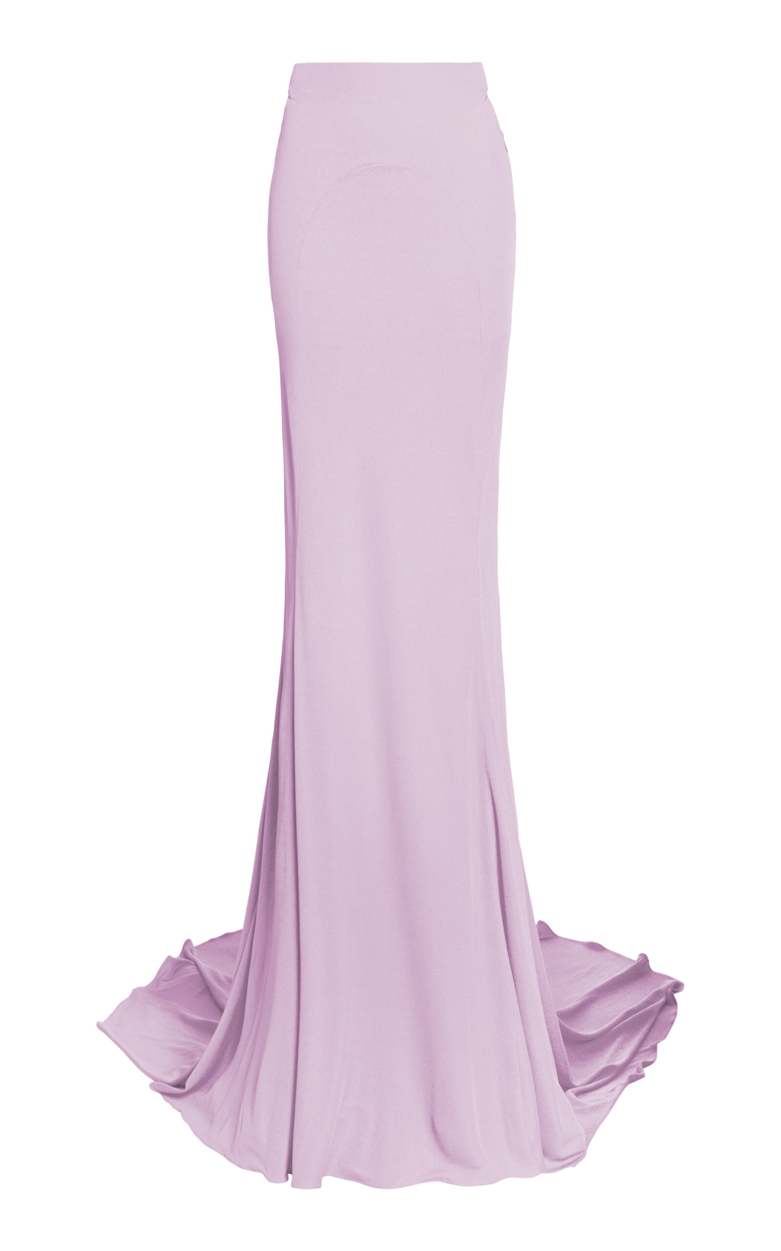 Tom Ford Impossible Crepe Jersey Maxi Skirt In Purple