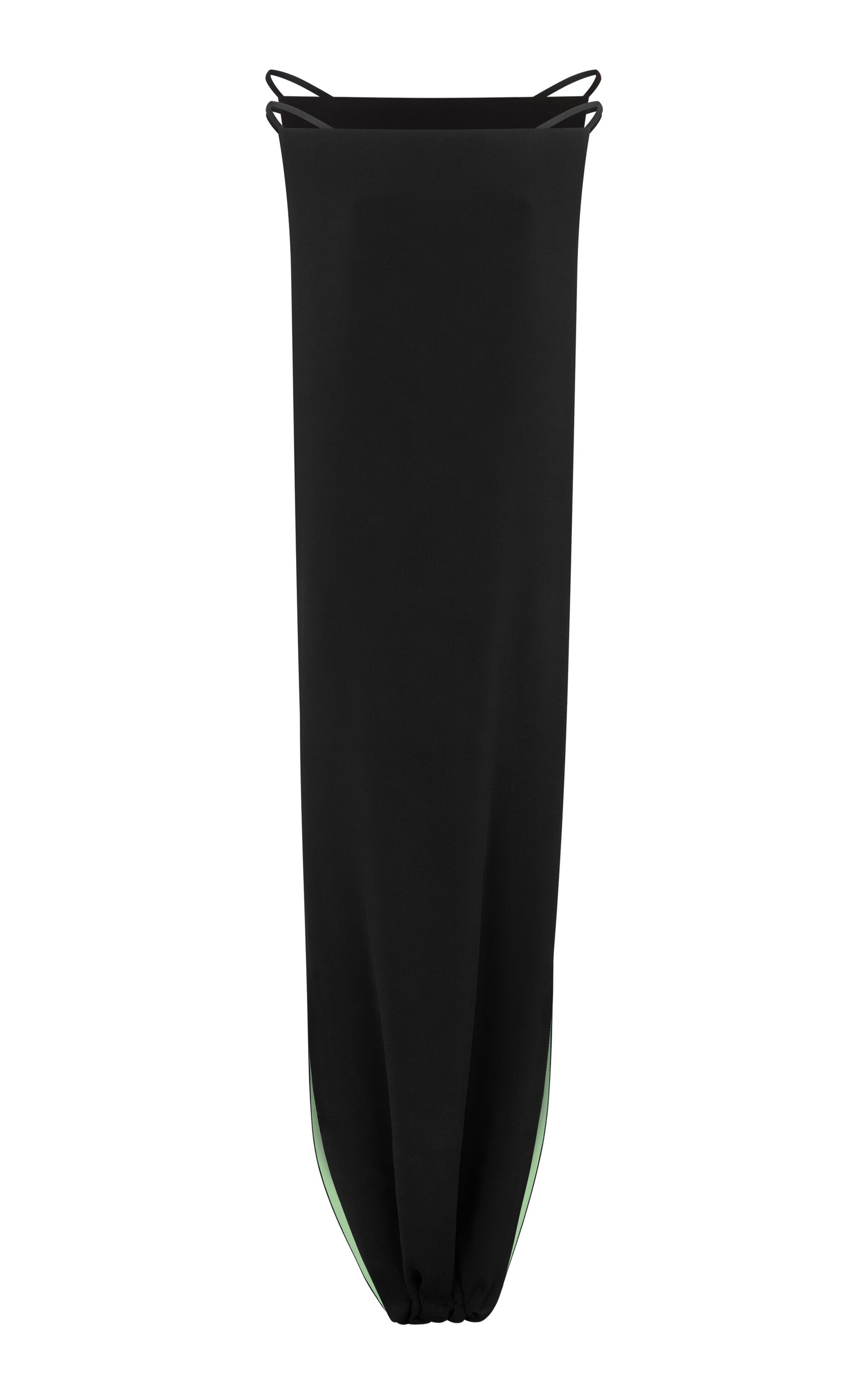 Tom Ford Impossible Open Back Stretch-georgette Maxi Dress In Black