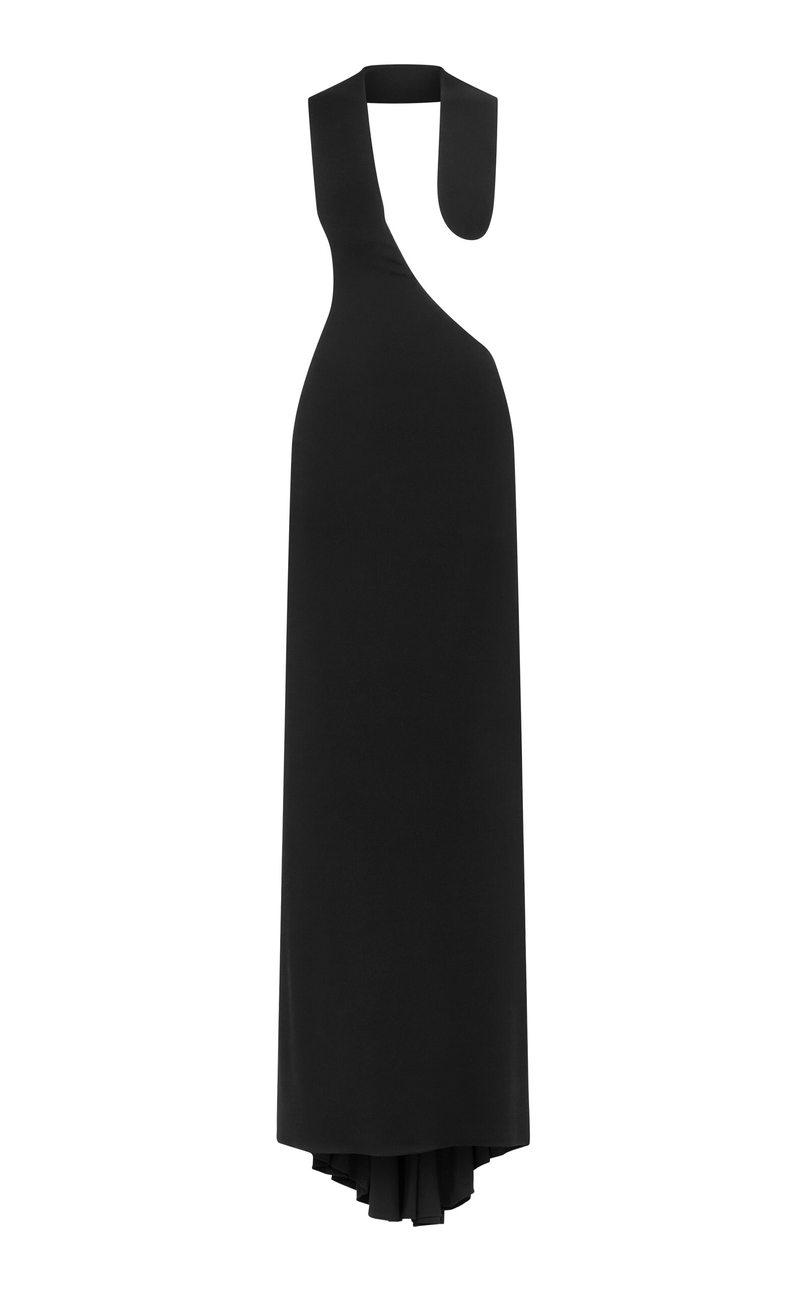 Tom Ford Impossible Open Back Jersey Maxi Dress In Black