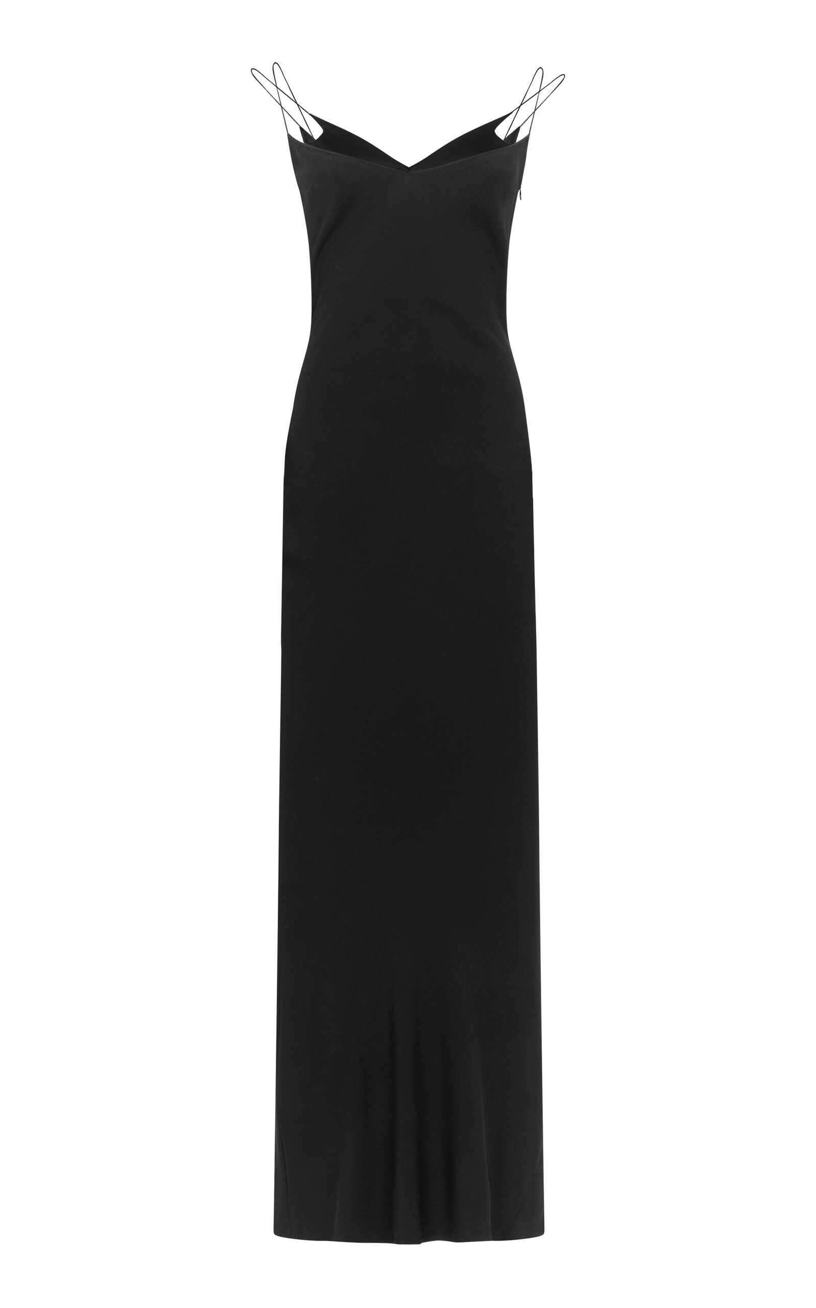 Tom Ford Envers Satin Slip Dress - Black