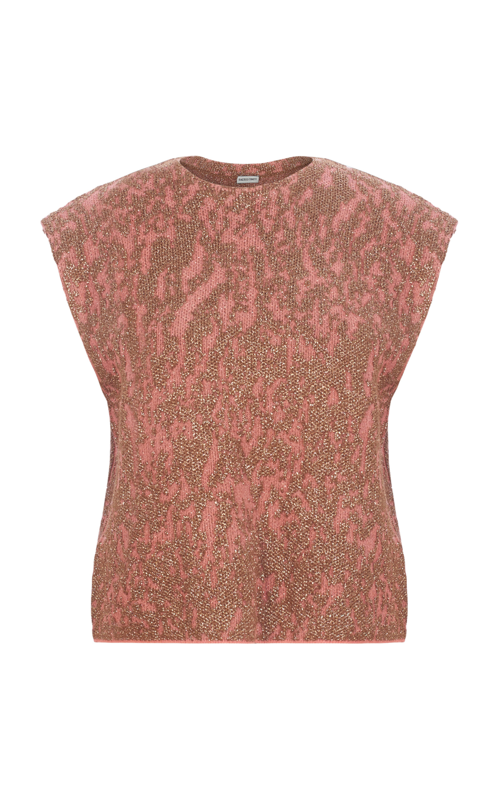 Rachel Comey Brocca Chenille Vest In Pink