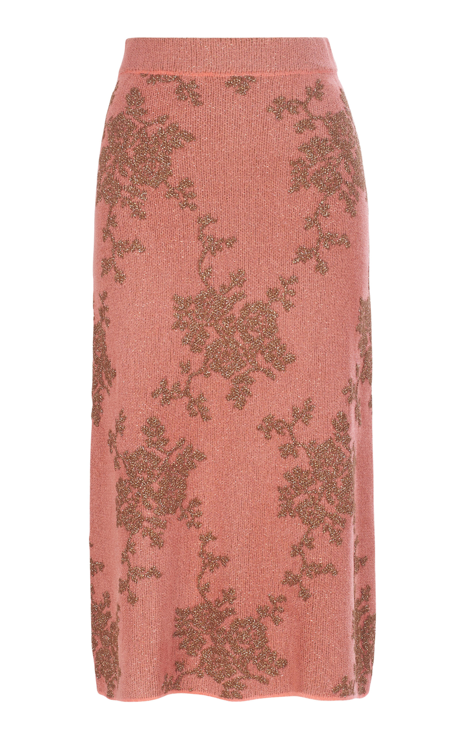 Rachel Comey Broccada Midi Skirt In Pink