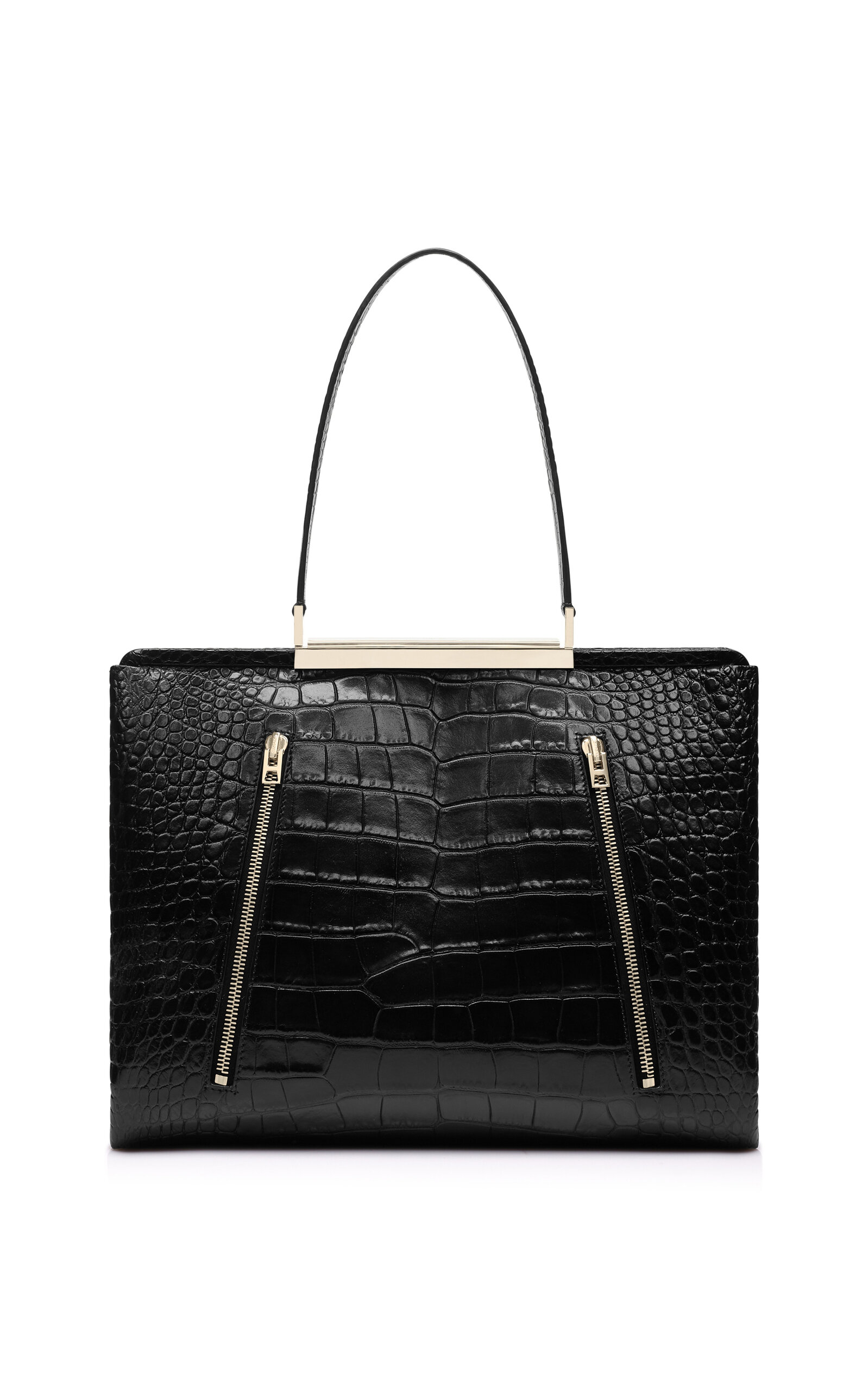 Tom Ford Patrick Double Zip Shoulder Bag - Black - OS