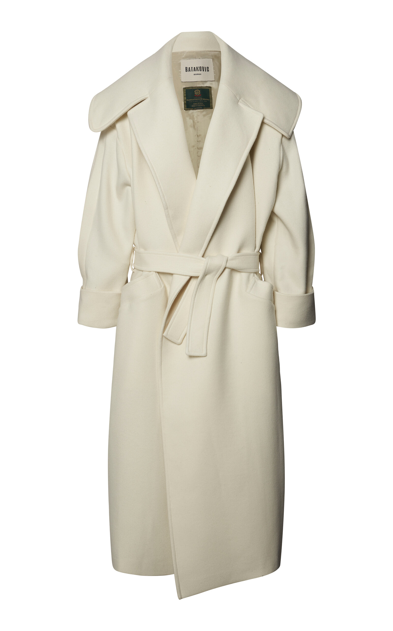 Batakovic Francis Wool-cashmere Full-length Coat In Multi