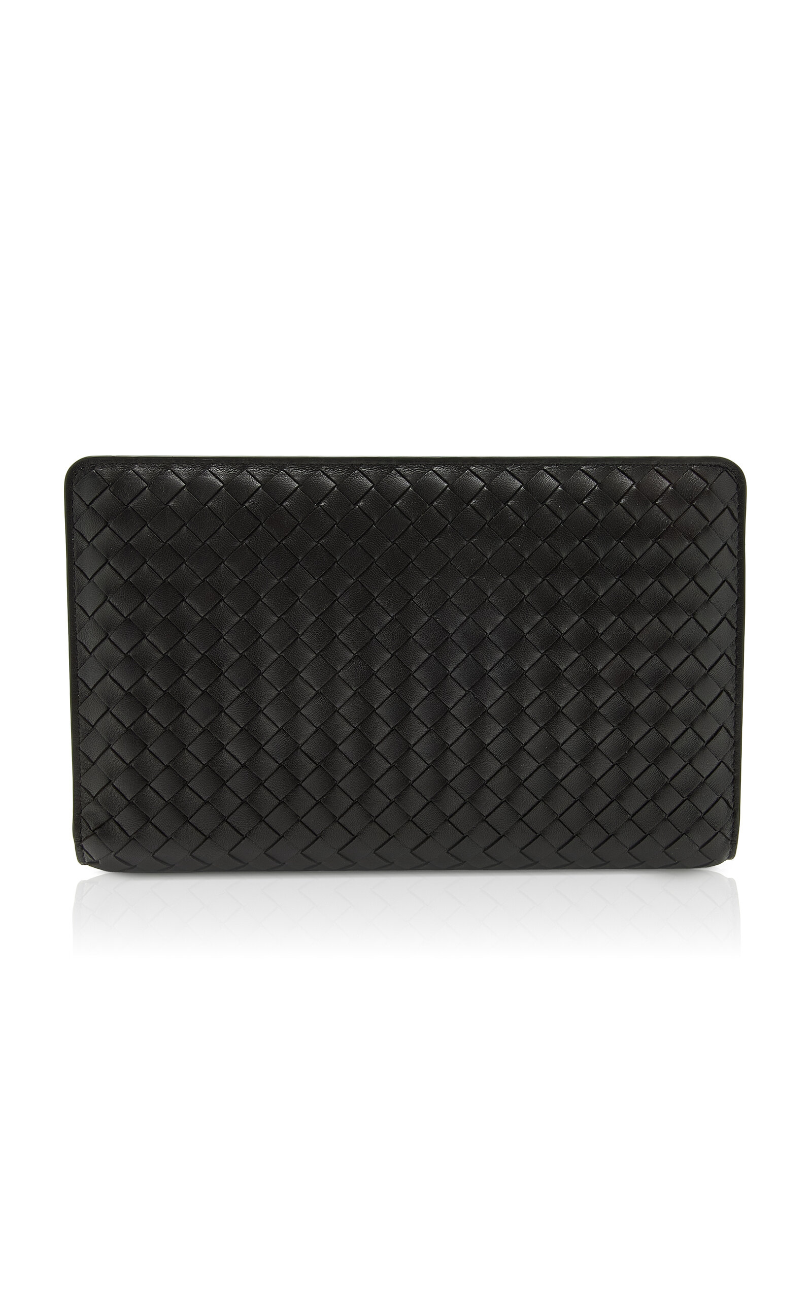 Bottega Veneta Agenda Intrecciato Leather Clutch