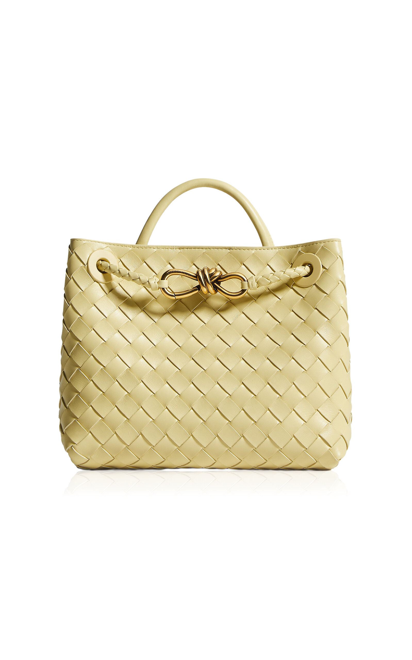 Bottega Veneta Small Andiamo Intrecciato Leather Bag
