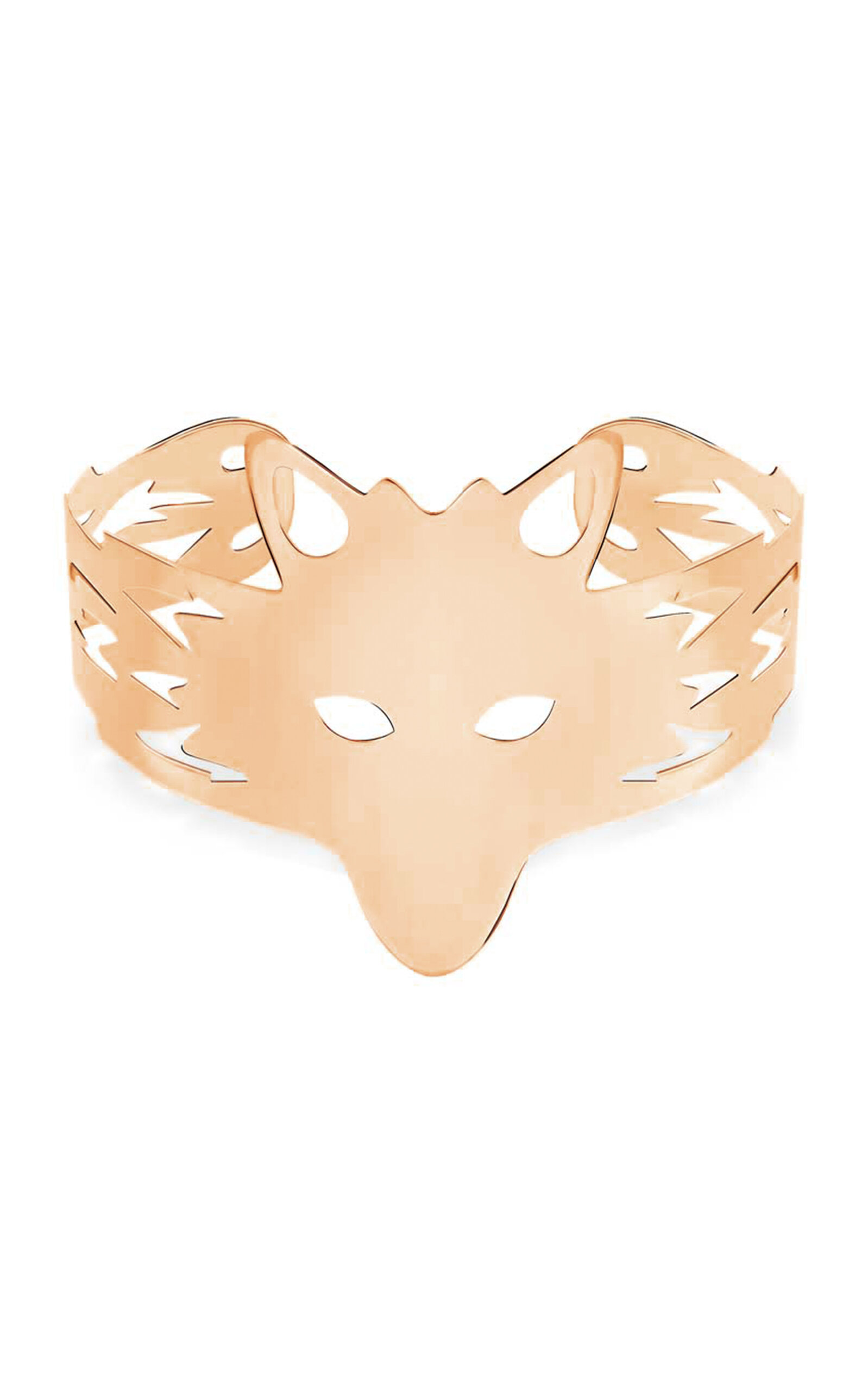 Ginette Ny Wolf 18k Rose Gold Cuff In Gold