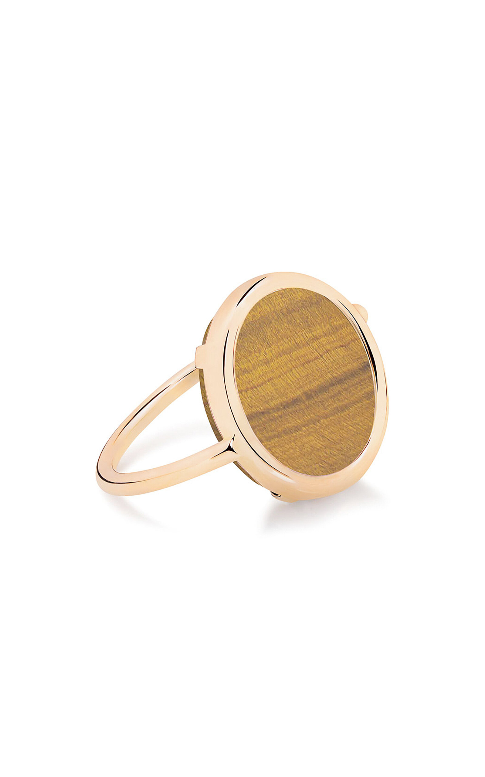 Ginette Ny Disc Ring In Gold