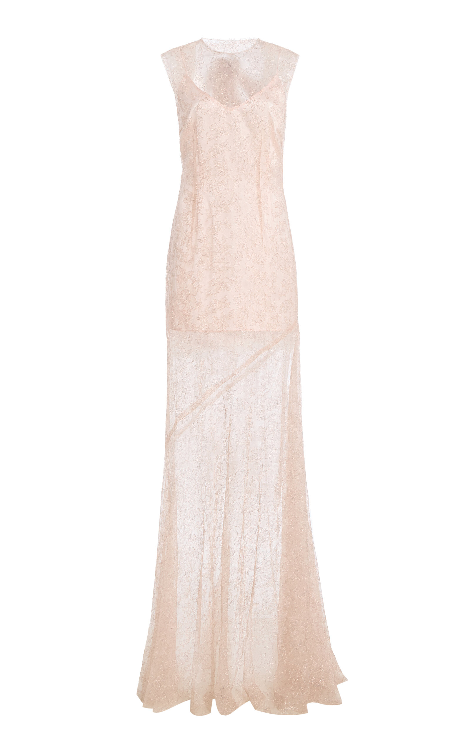 Alejandra Alonso Rojas Exclusive Lace Overlay Gown - Women's Clothing