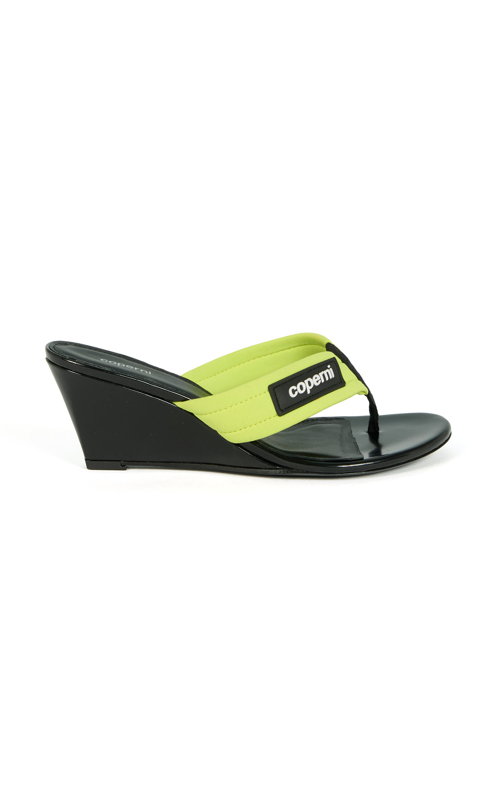 Coperni Wedge Sandals - Black