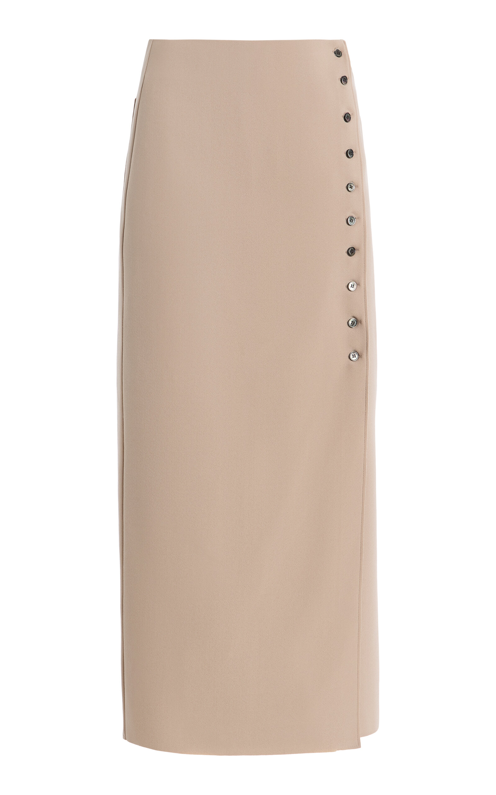 BIRROT Lay2 Button Wrapped Skirt - Women's Clothing