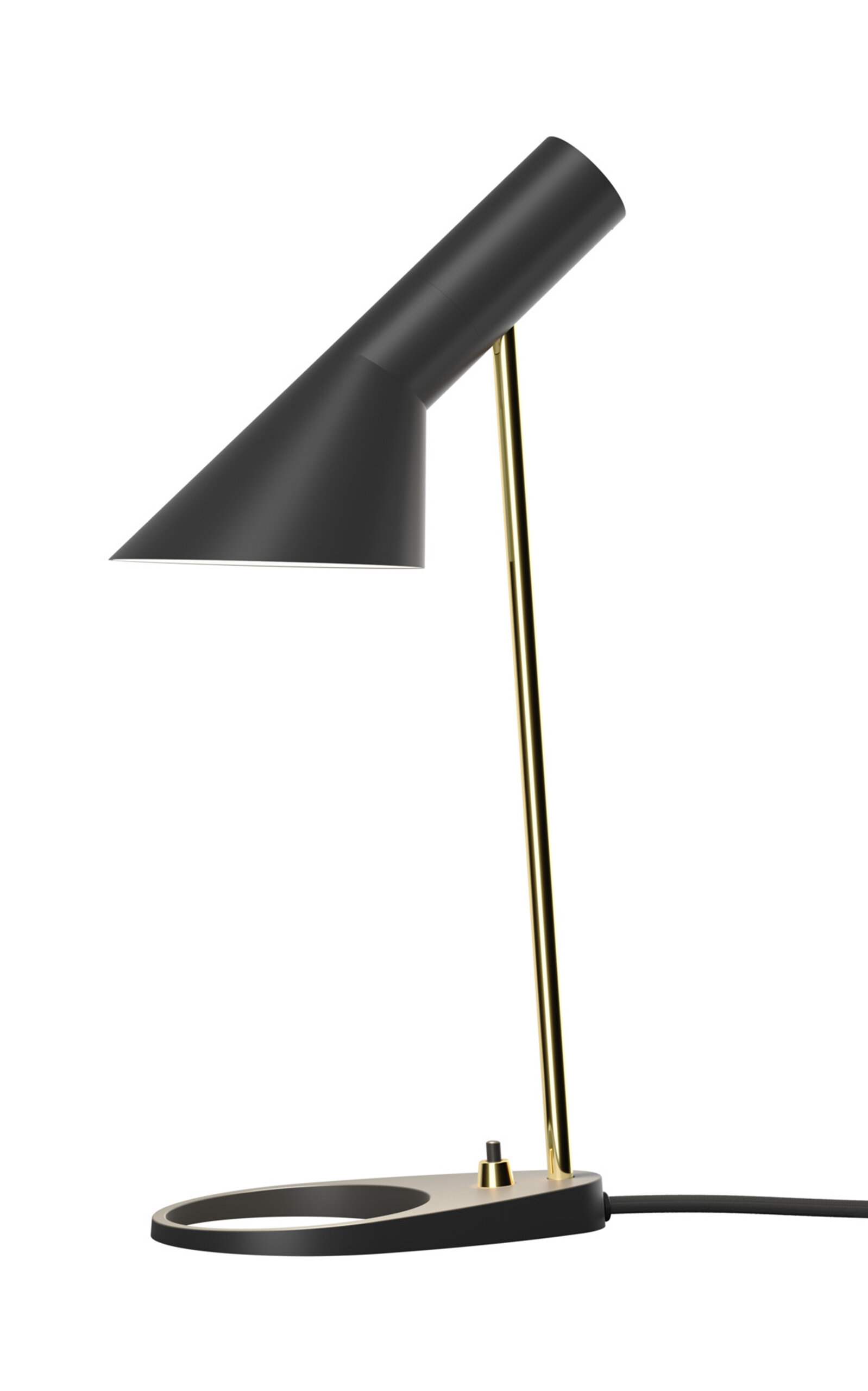 Louis Poulsen AJ Mini Table Brass Lamp - Black