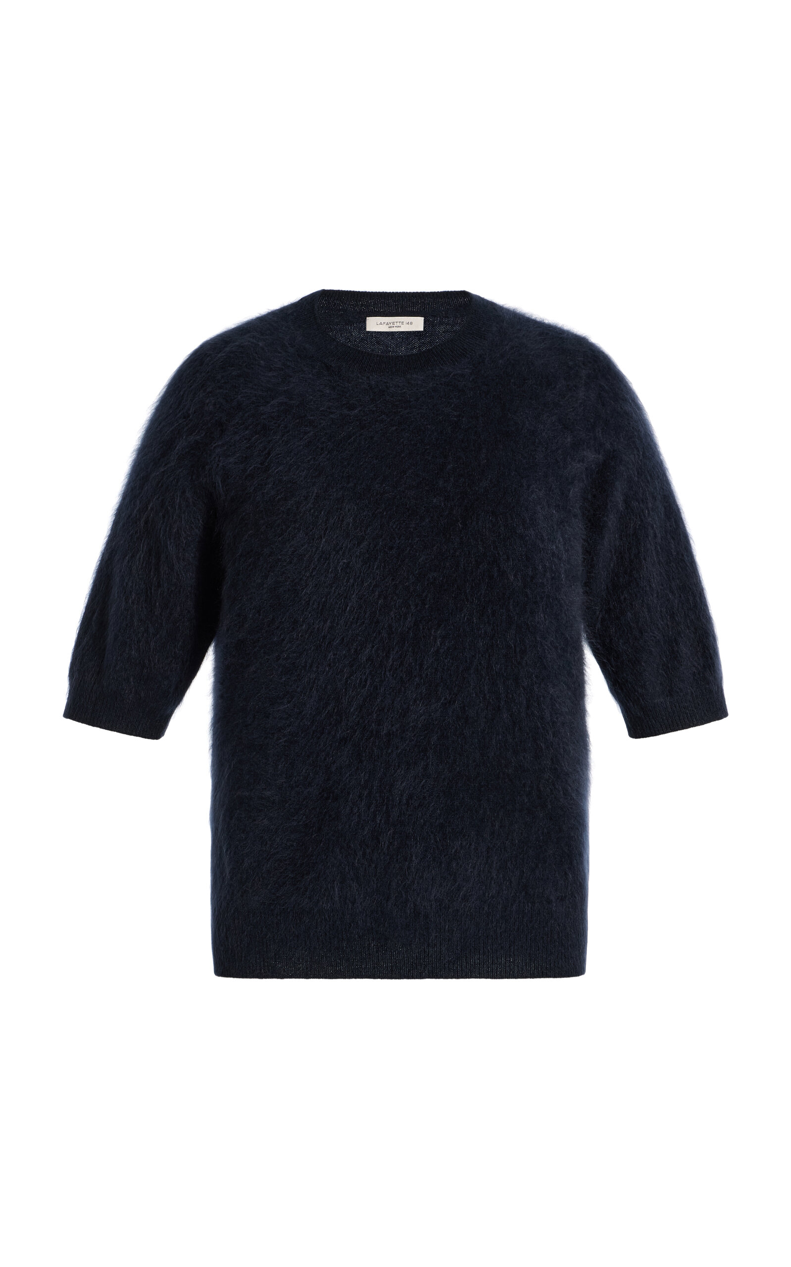 Lafayette 148 Brushed Cashmere Crewneck Sweater - Women's Clothing
