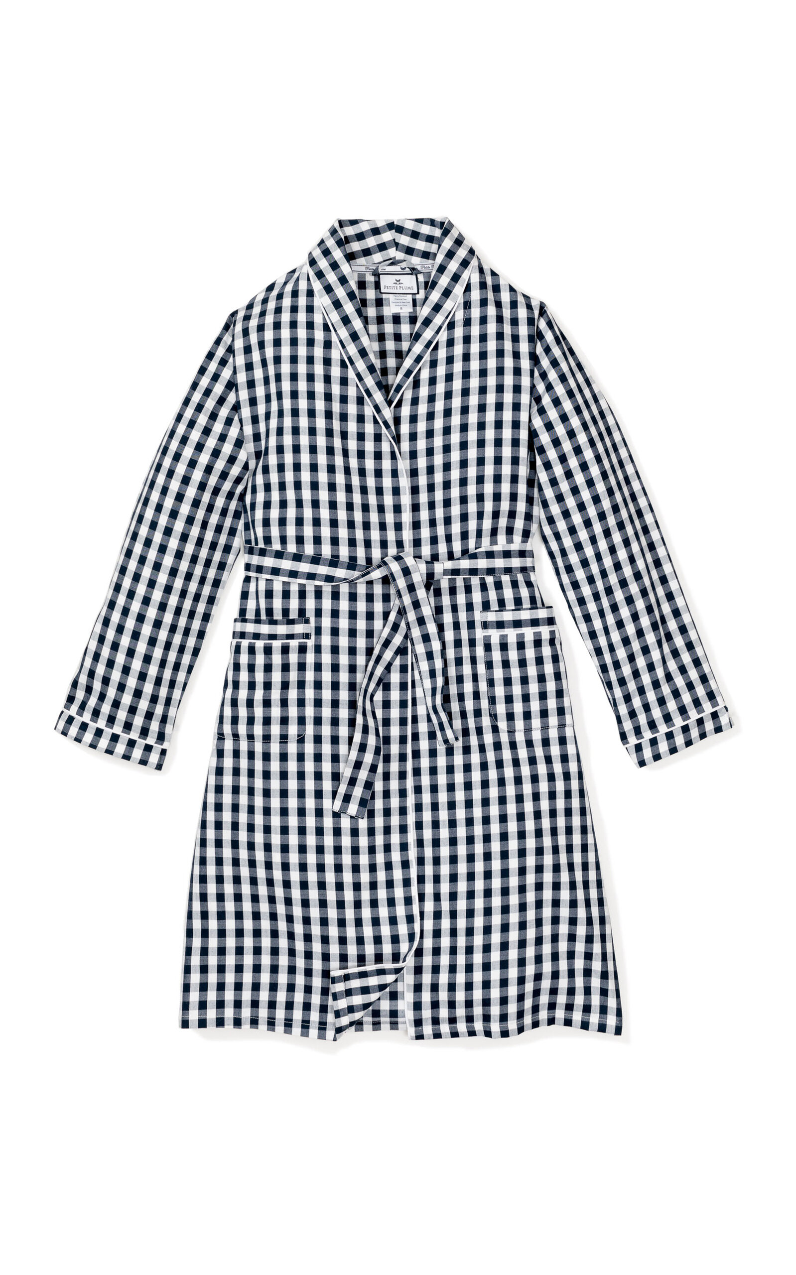 Petite Plume Kids' Gingham Robe