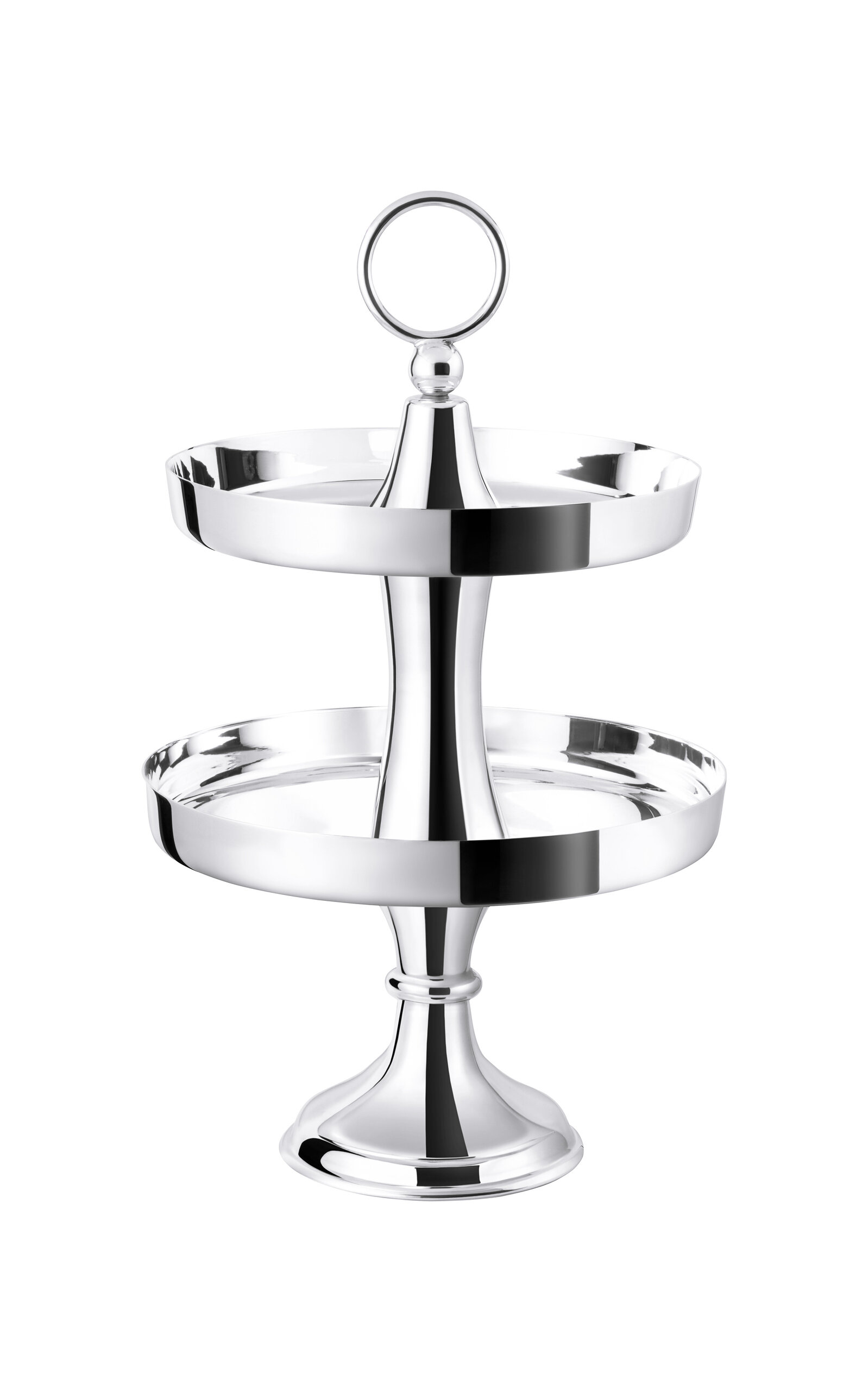 Hôtel Silver 2-tier Oyster Stand In Silver