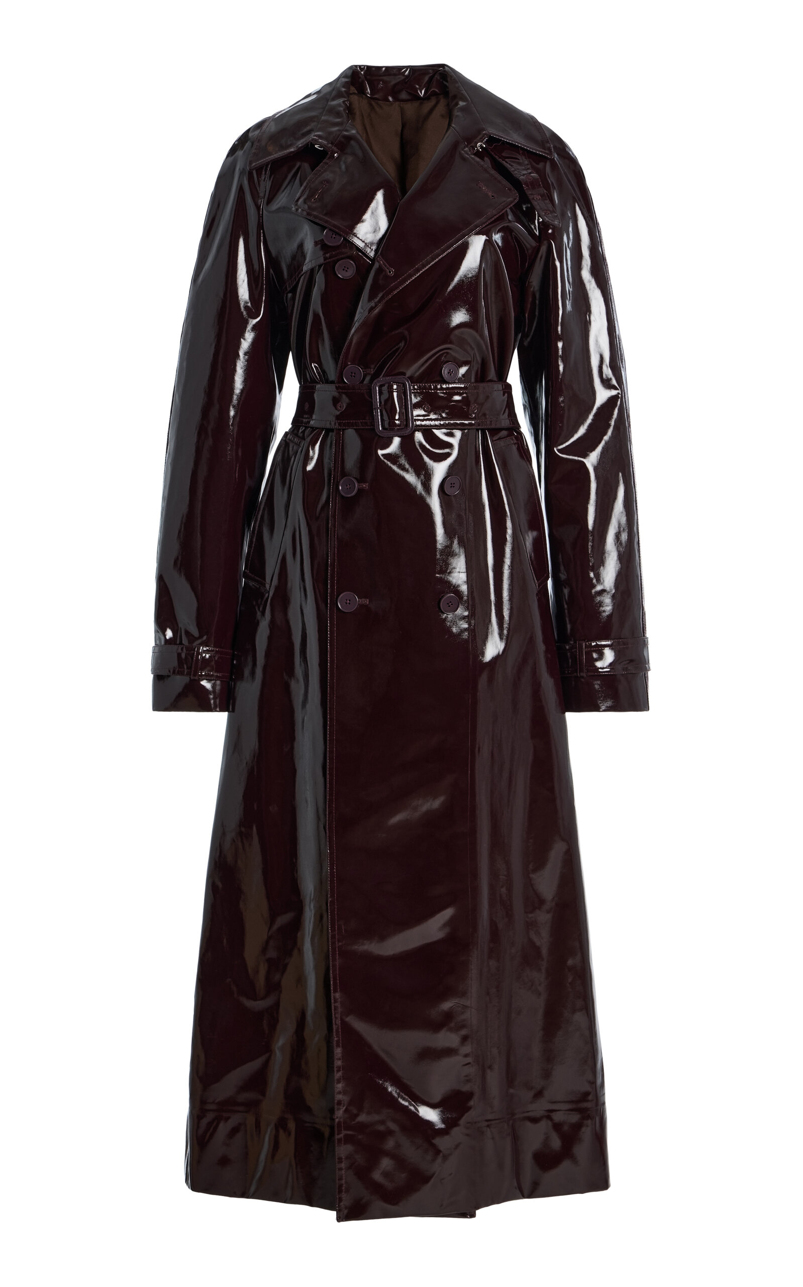 Adam Lippes Edo Coated Canvas Trench Coat