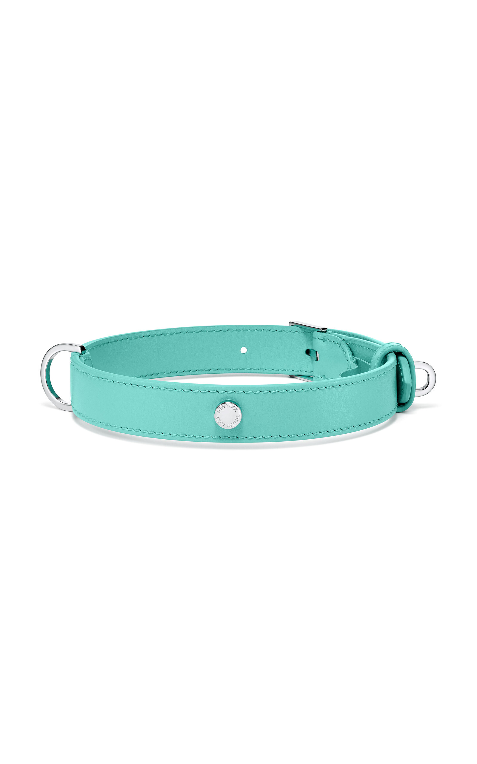 Tiffany & Co. Exclusive Pet Essentials Large Leather Collar - Blue