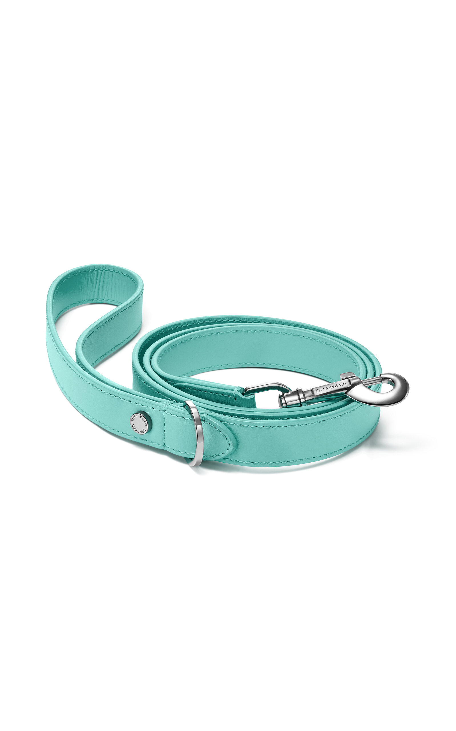 Tiffany & Co. Exclusive Pet Essentials Long Leather Leash - Blue