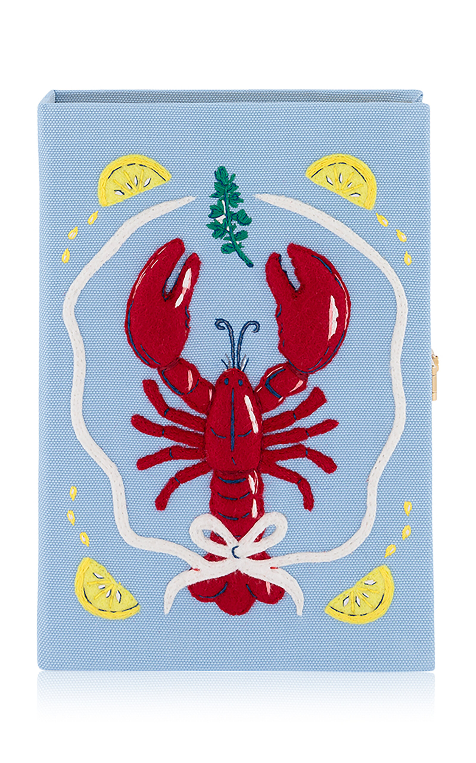 Olympia Le-Tan Lobster Clutch - Blue - OS