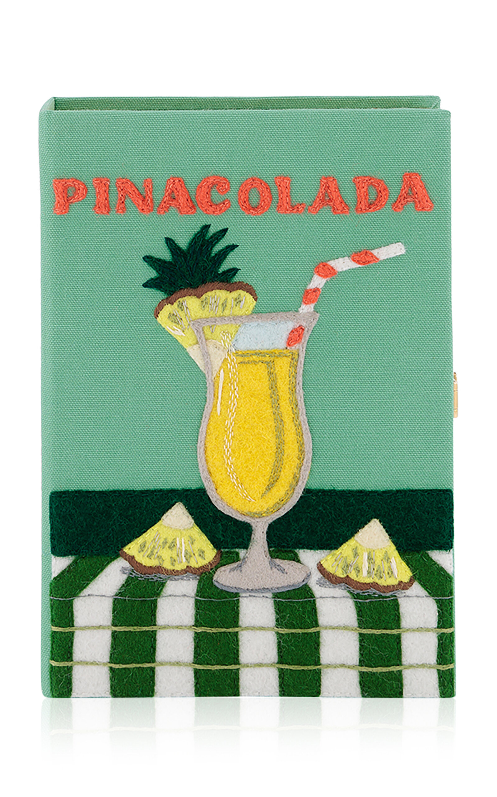 Olympia Le-Tan Pina Colada Clutch - Green - OS