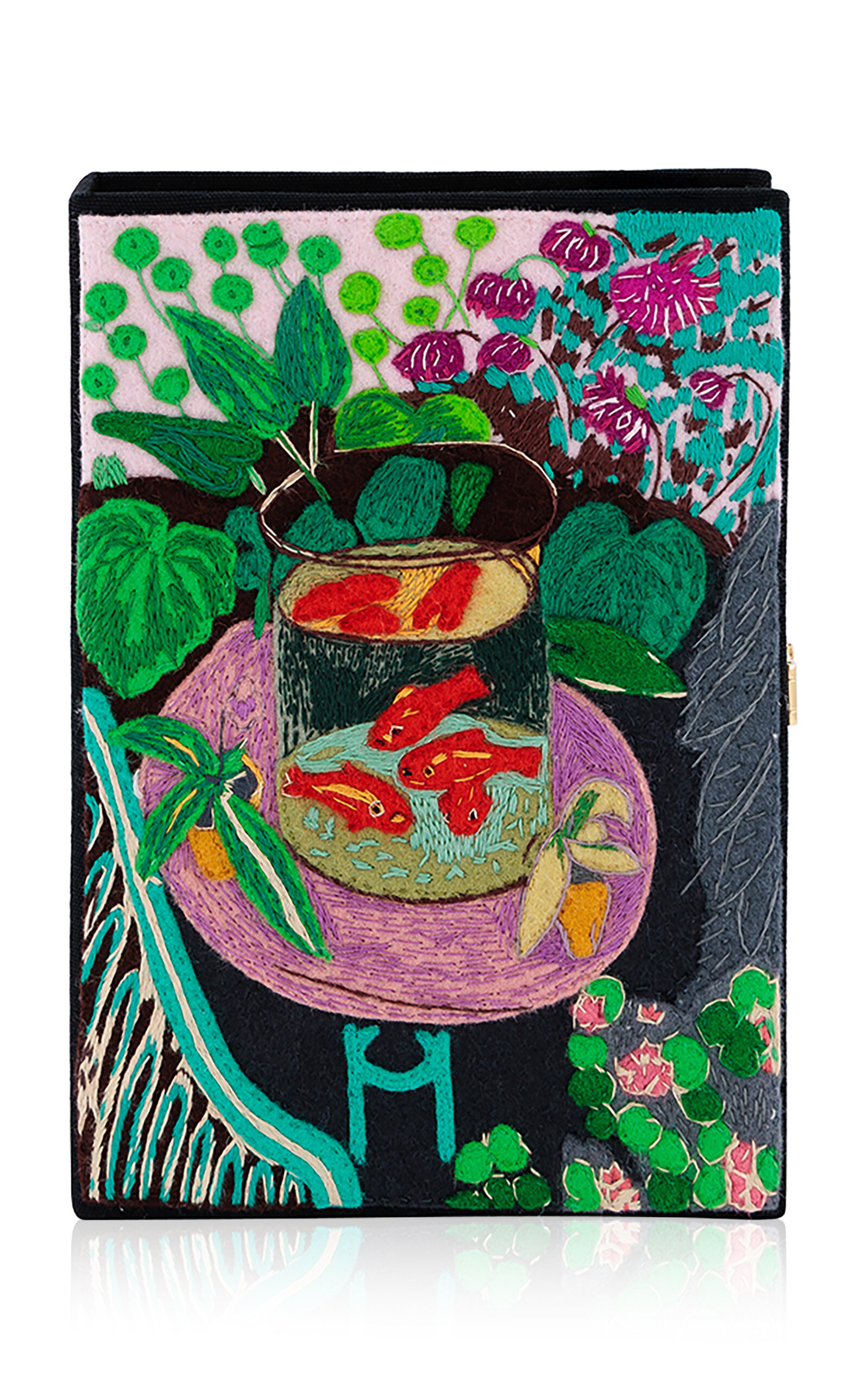 Olympia Le-Tan The Goldfish Clutch - Black - OS