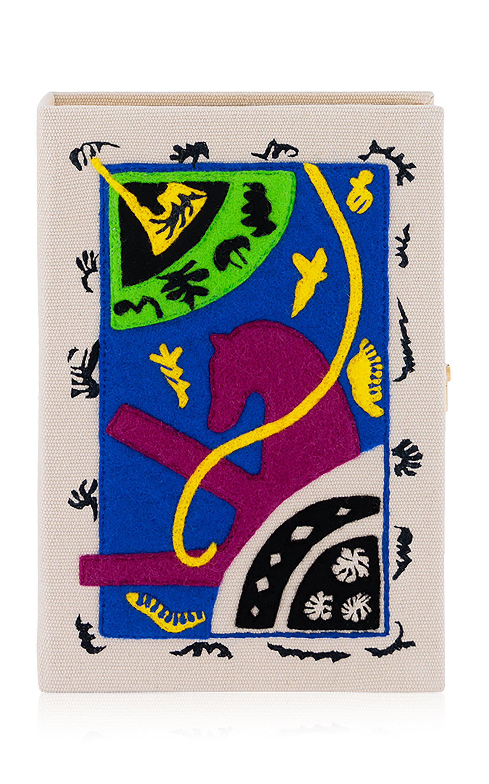 Olympia Le-Tan Horse; Rider And Clown Clutch - Neutral - OS