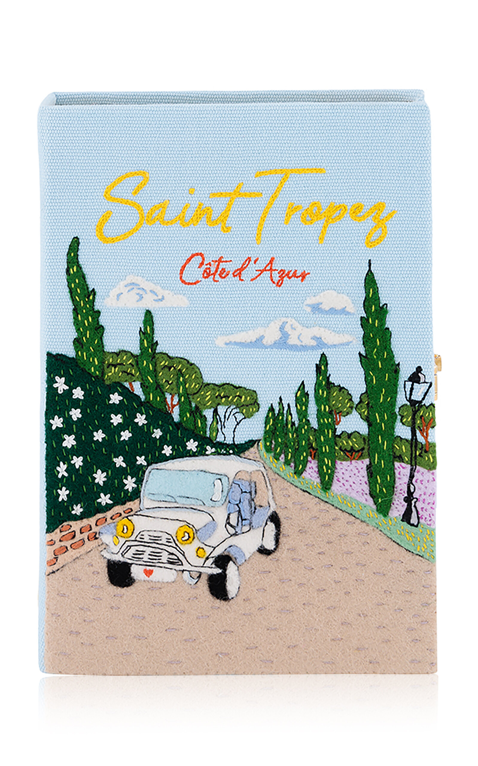 Olympia Le-Tan x Audrey Peters Saint-Tropez Clutch - Light Blue - OS