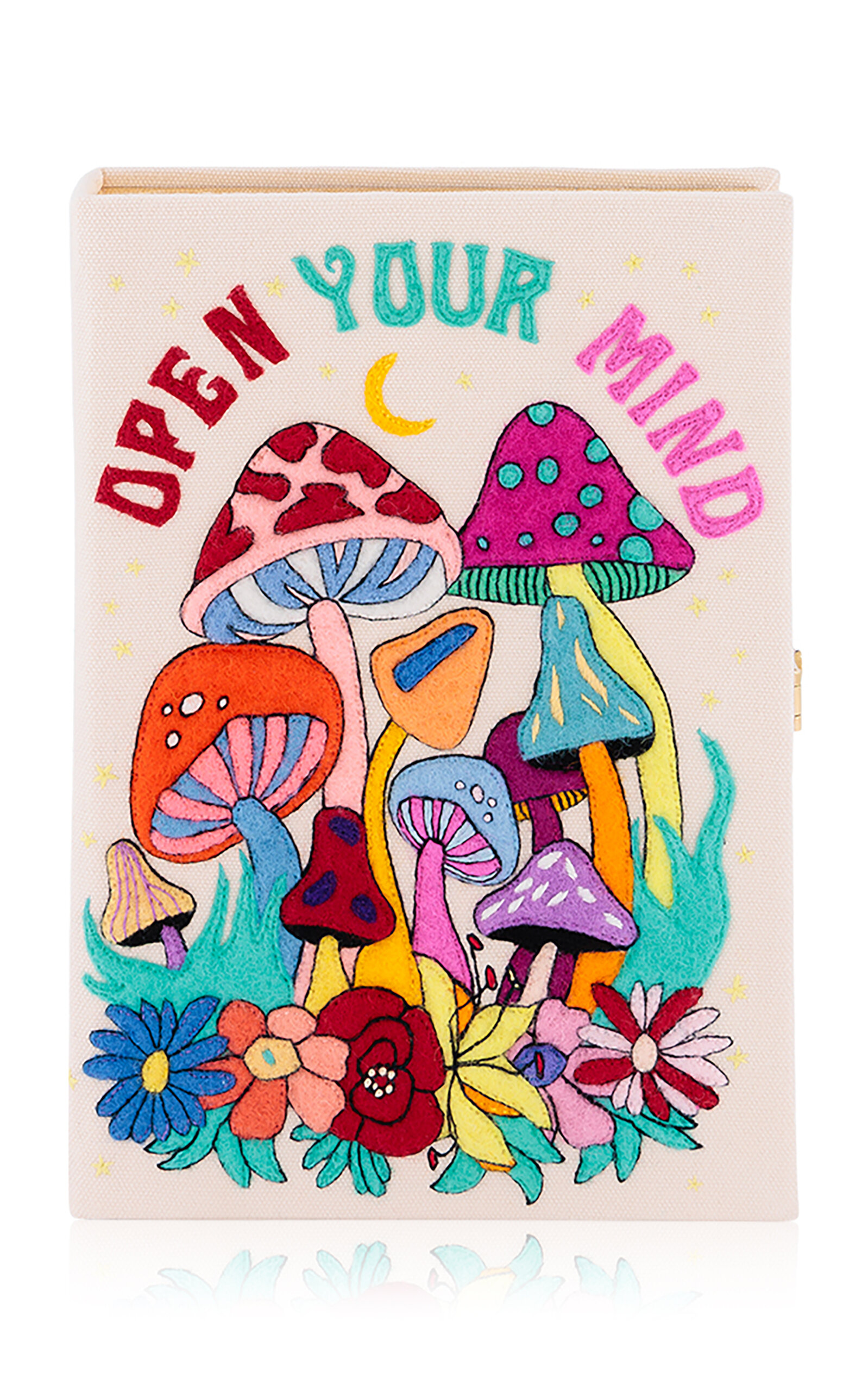 Olympia Le-Tan Open Your Mind Clutch - Neutral - OS