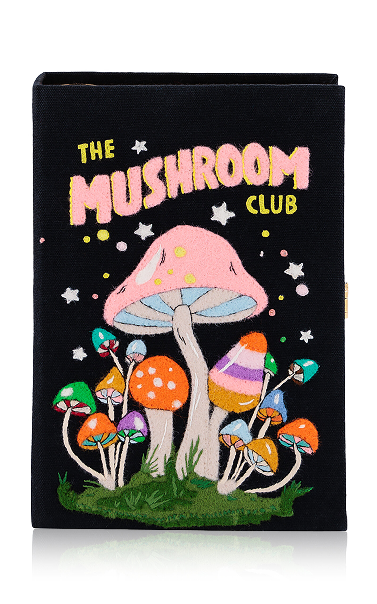Olympia Le-Tan The Mushroom Club Clutch - Black - OS